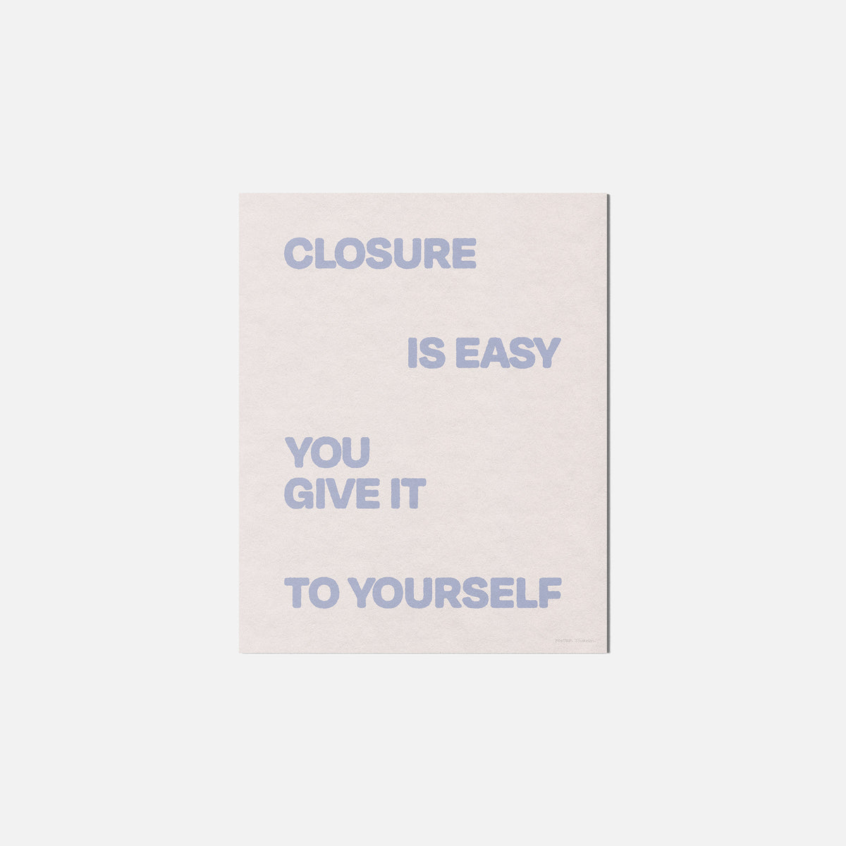 CLOSURE PRINT