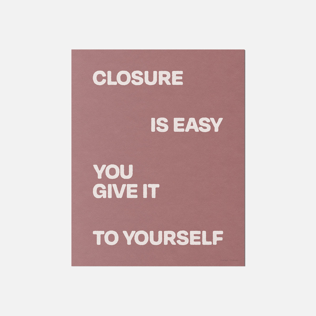 CLOSURE PRINT