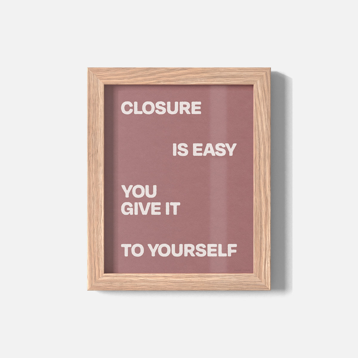 CLOSURE PRINT
