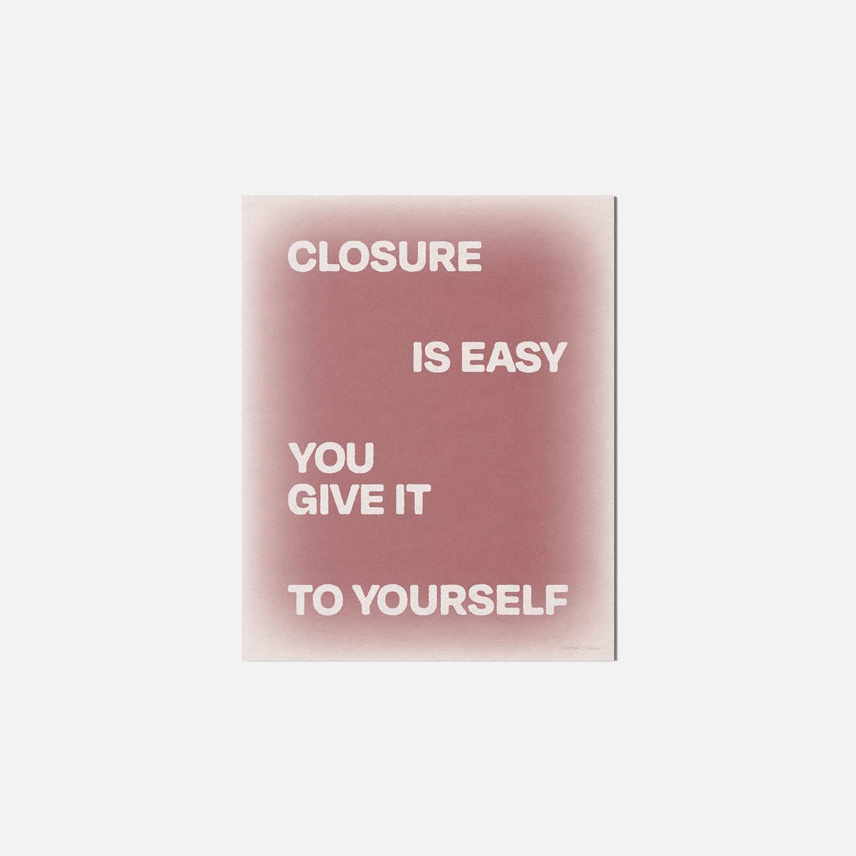 CLOSURE PRINT