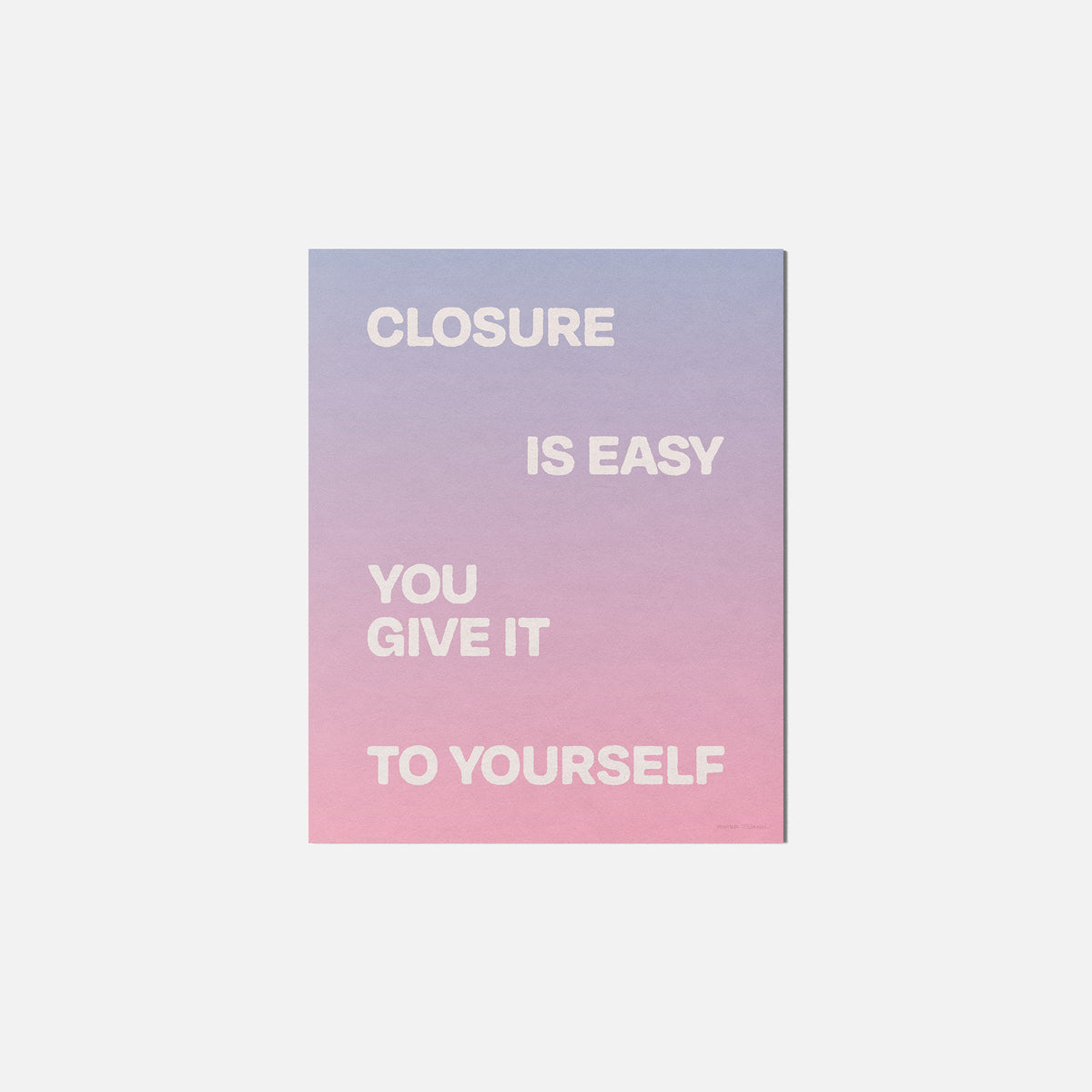 CLOSURE PRINT