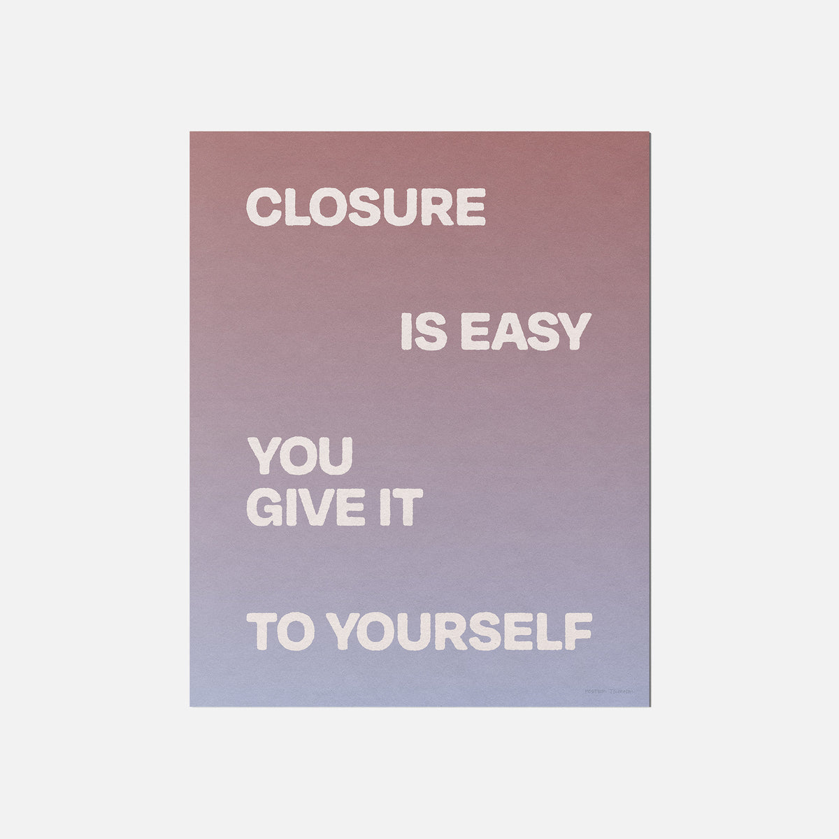 CLOSURE PRINT