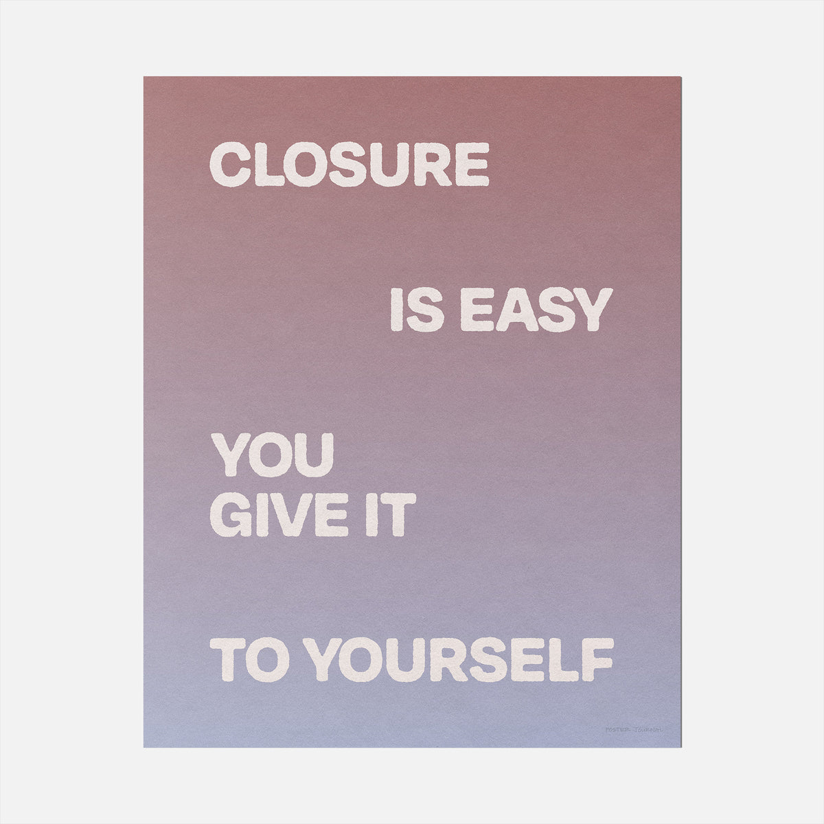 CLOSURE PRINT