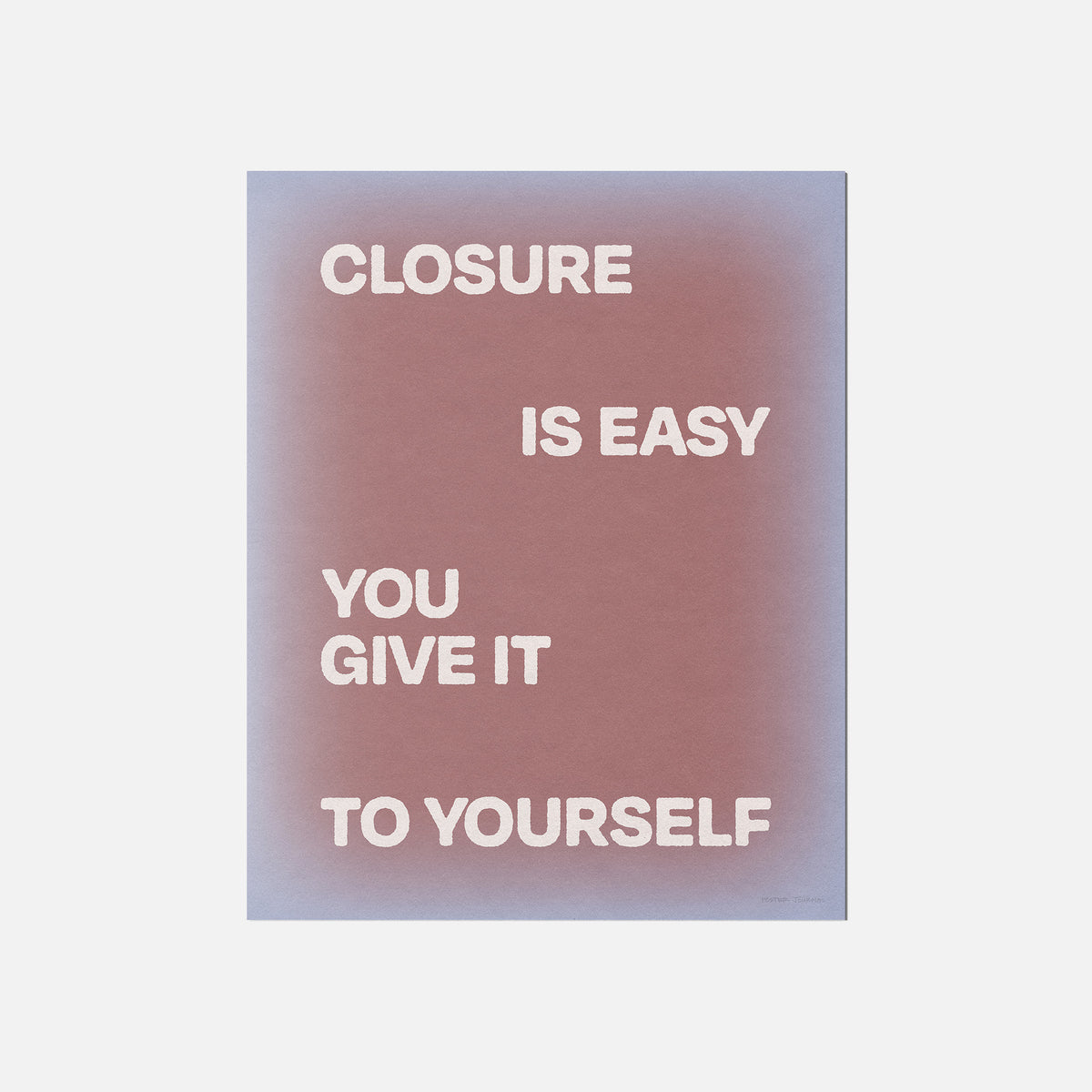 CLOSURE PRINT
