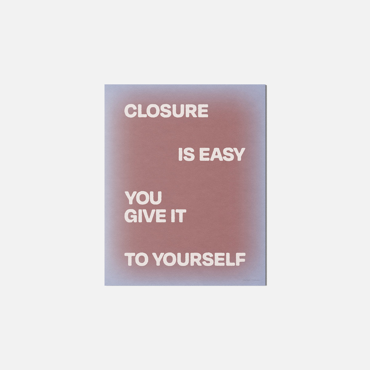 CLOSURE PRINT