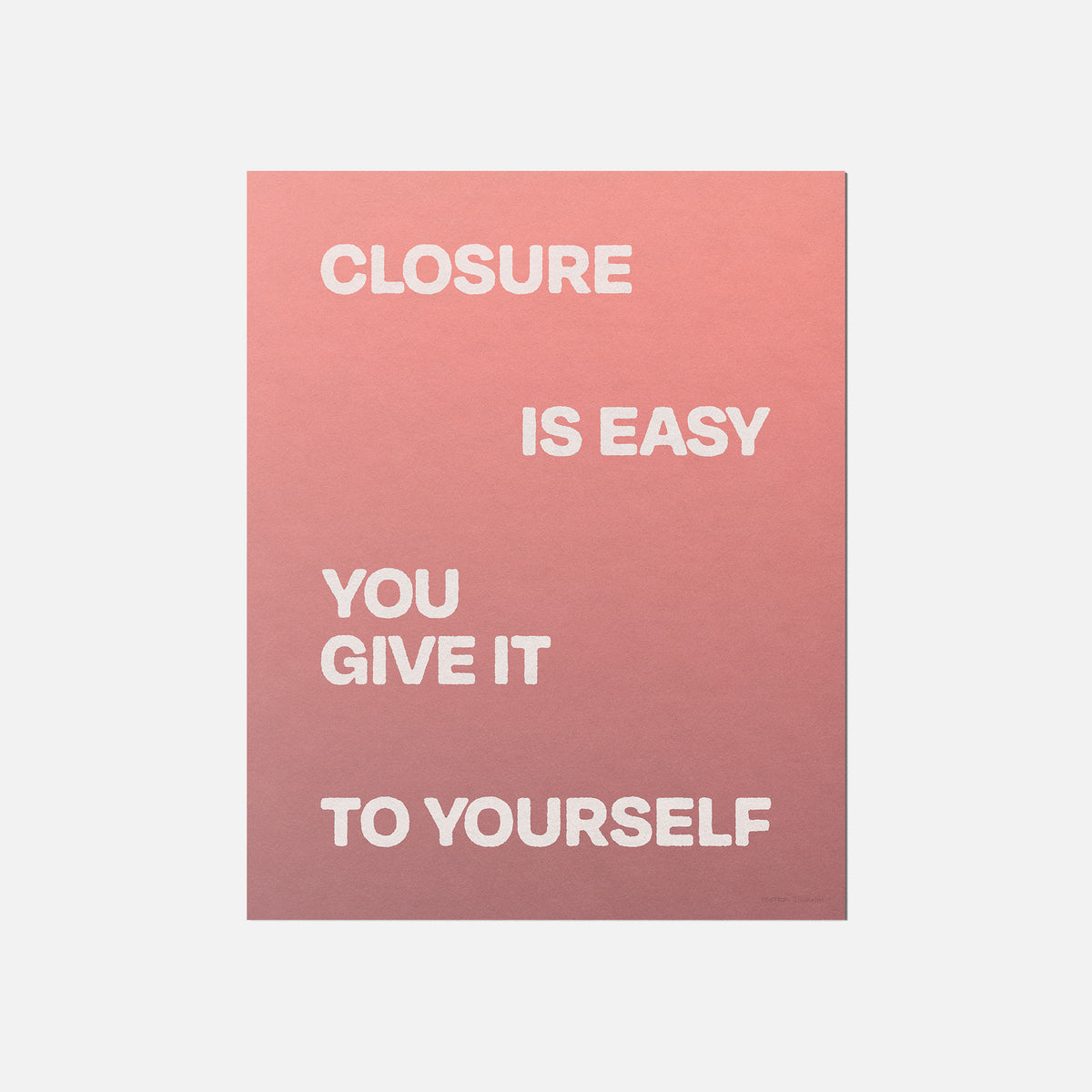 CLOSURE PRINT