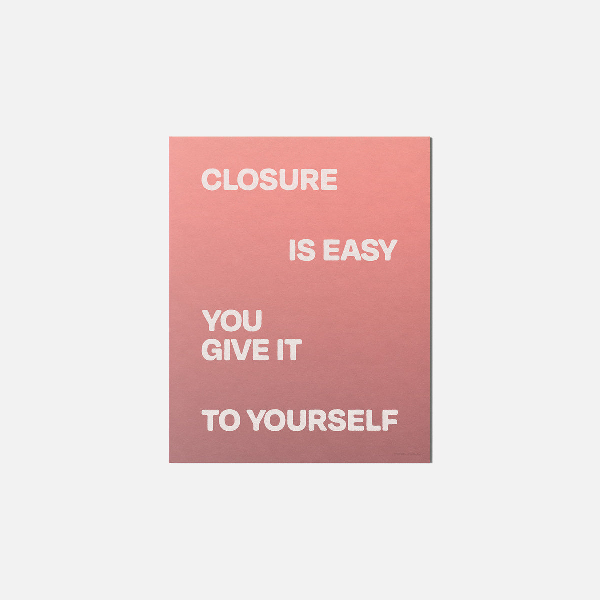 CLOSURE PRINT
