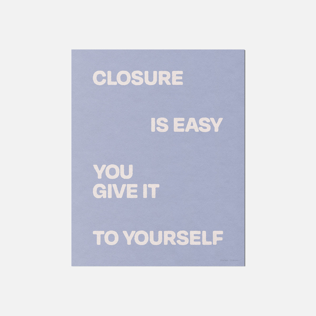 CLOSURE PRINT