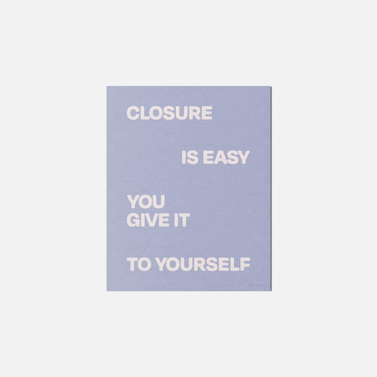 CLOSURE PRINT
