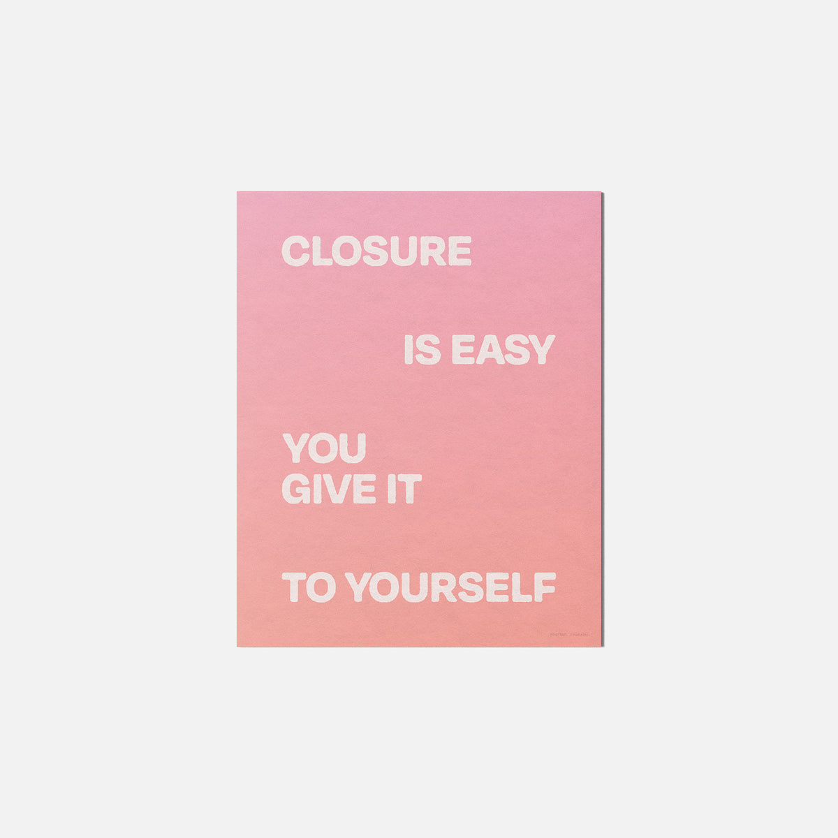 CLOSURE PRINT