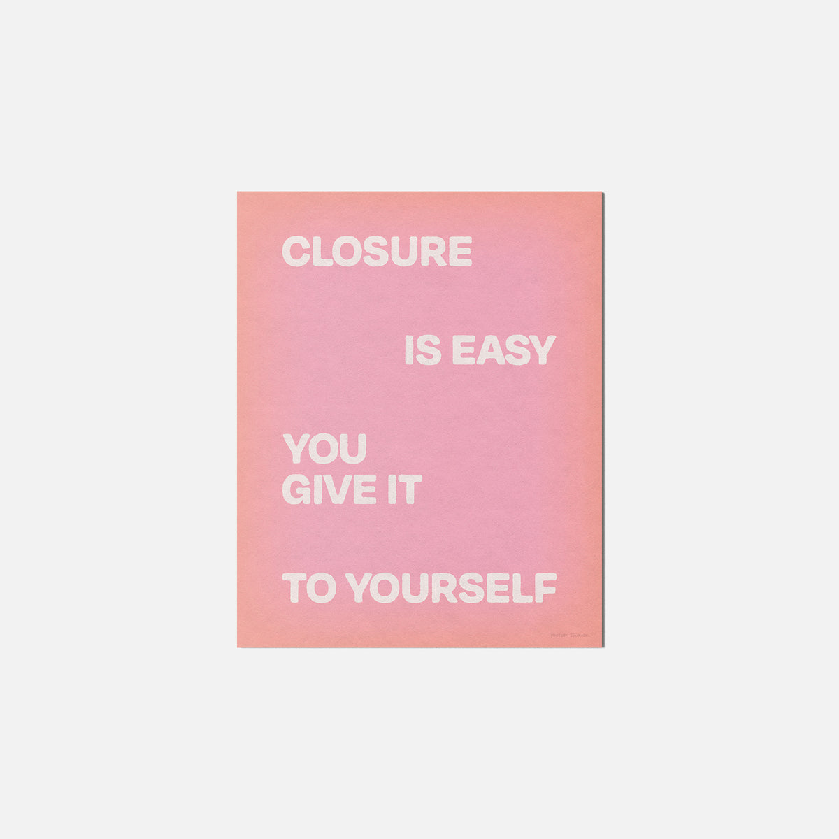 CLOSURE PRINT