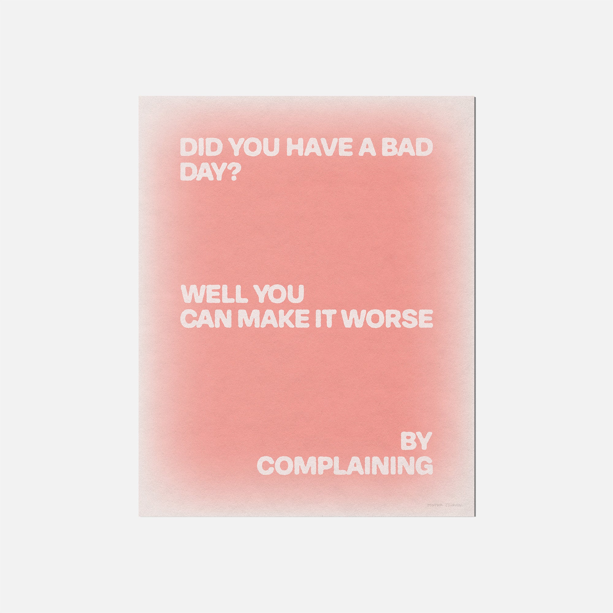 COMPLAINING PRINT