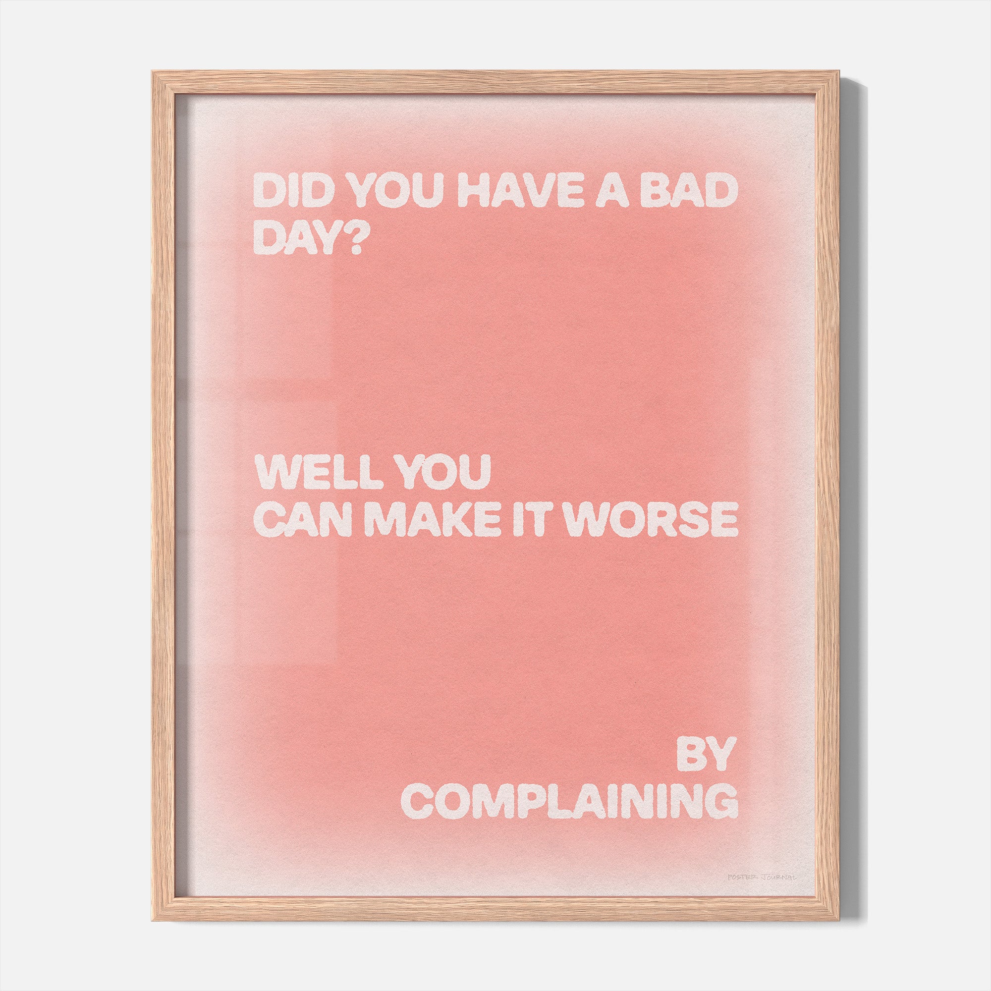 COMPLAINING PRINT