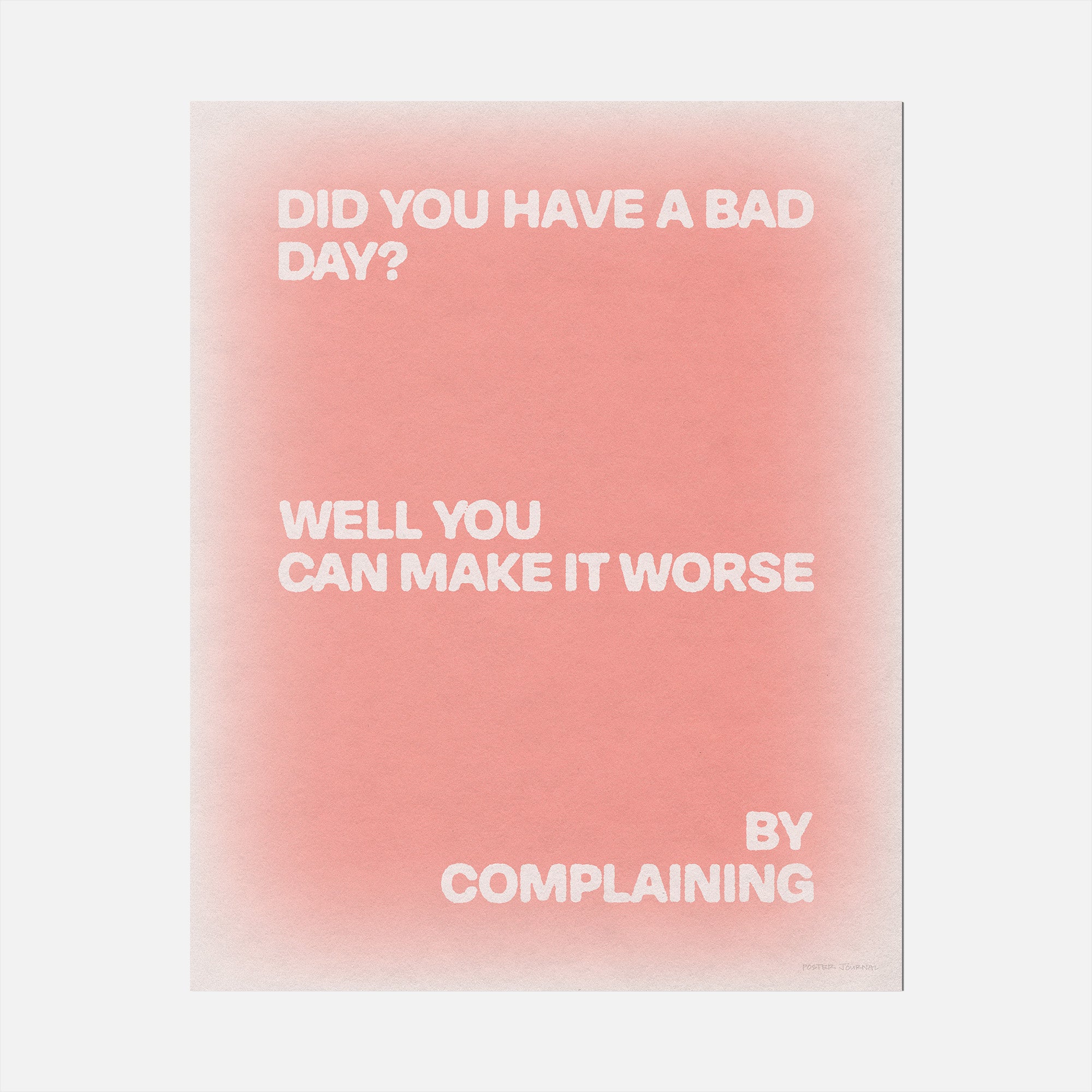 COMPLAINING PRINT