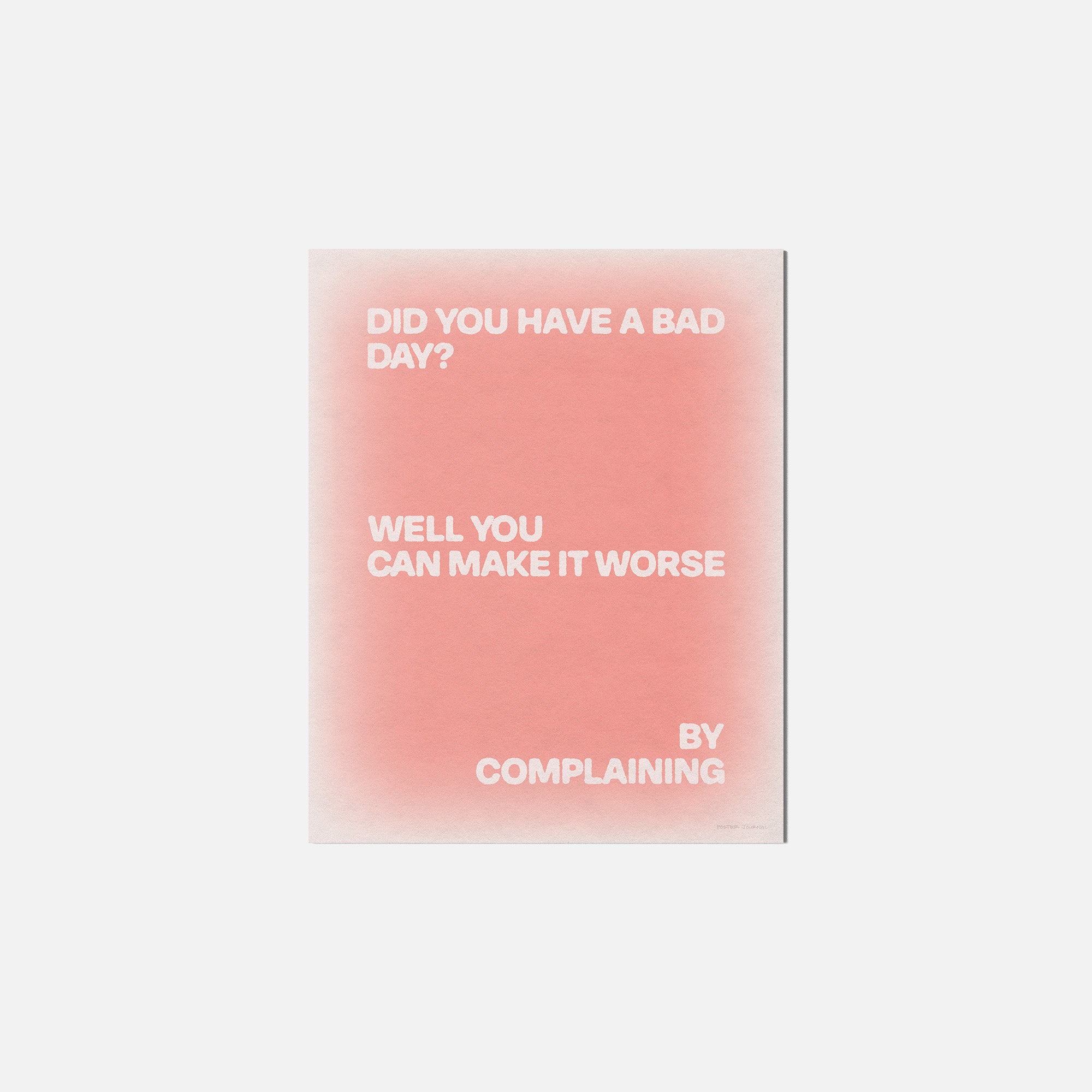 COMPLAINING PRINT
