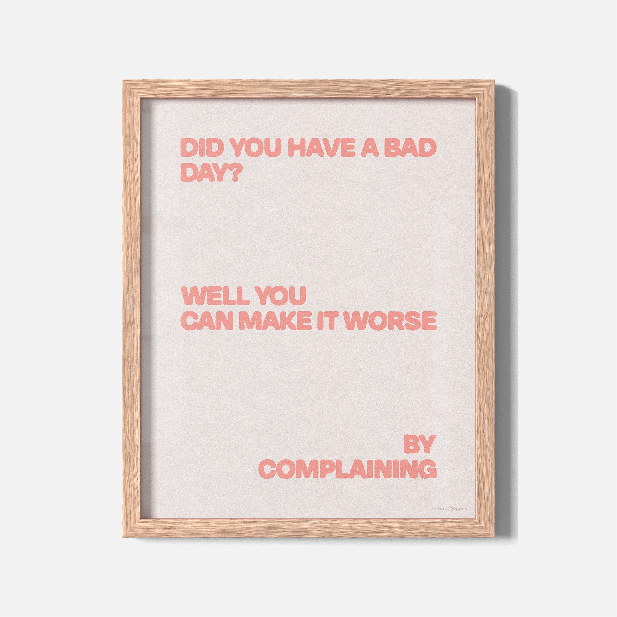 COMPLAINING PRINT