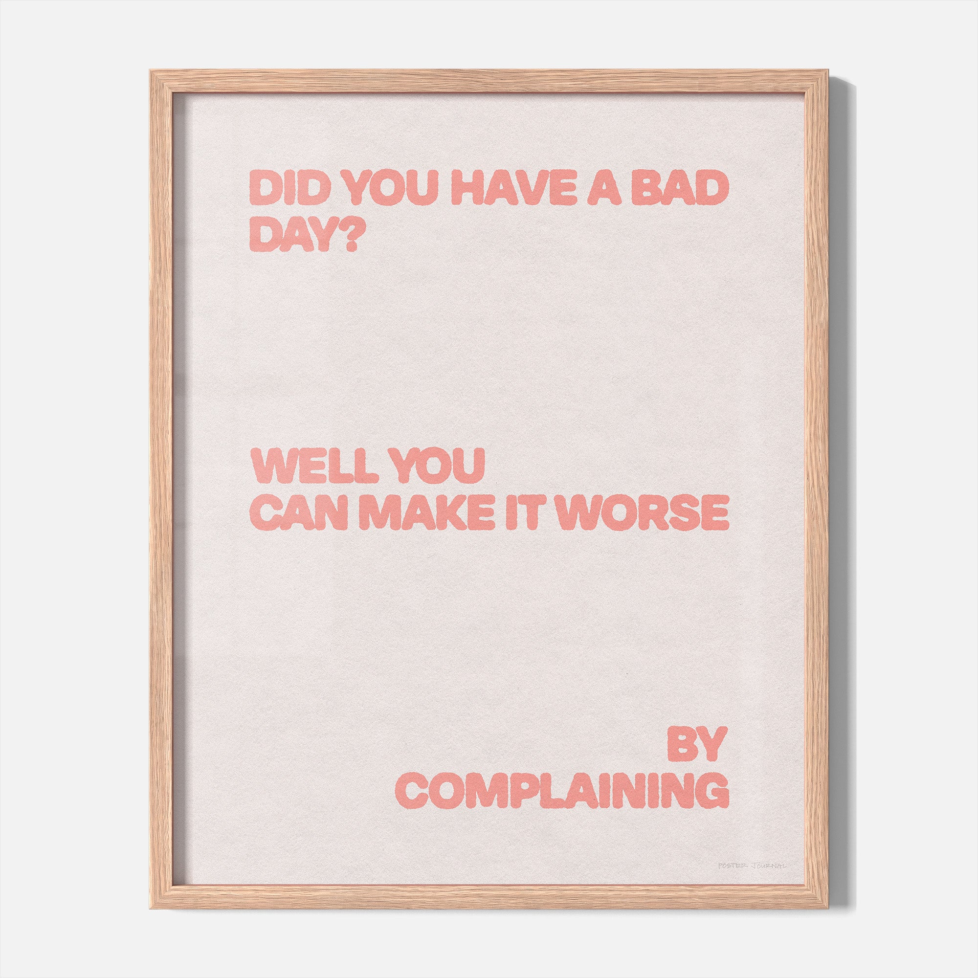 COMPLAINING PRINT