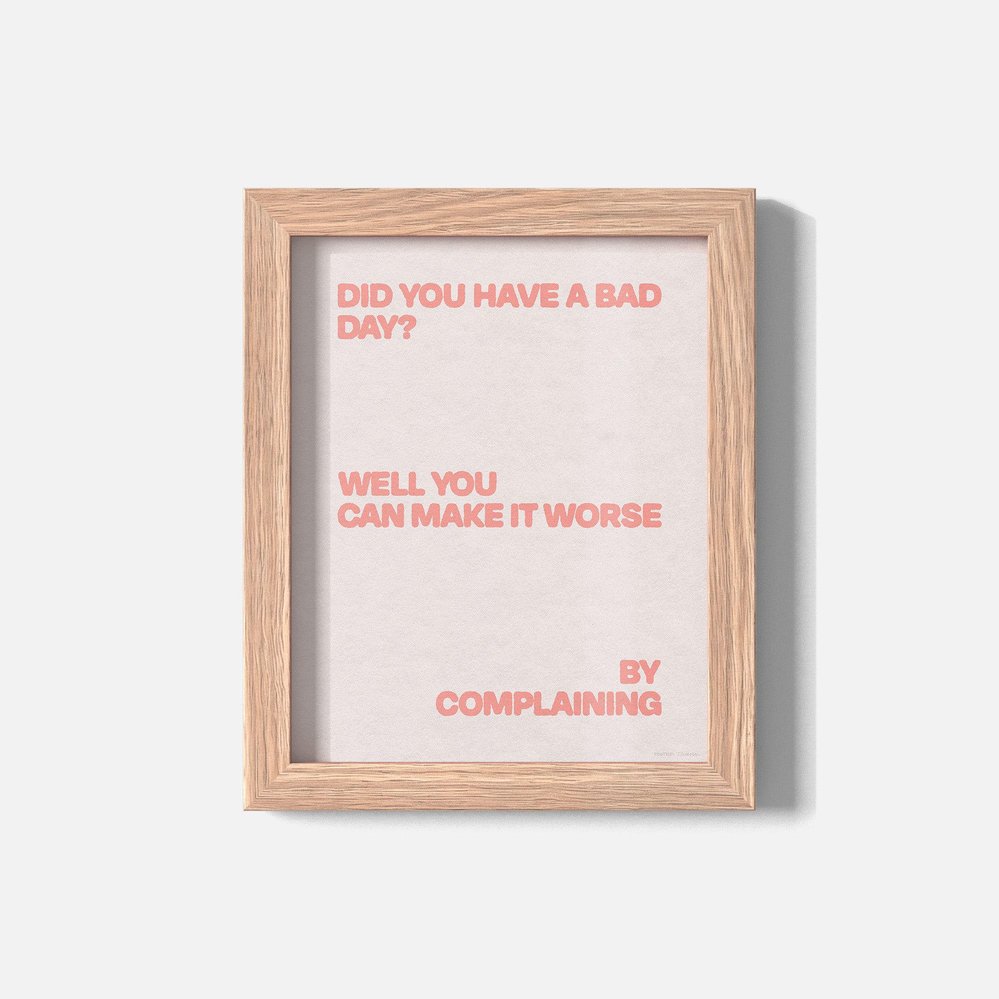 COMPLAINING PRINT