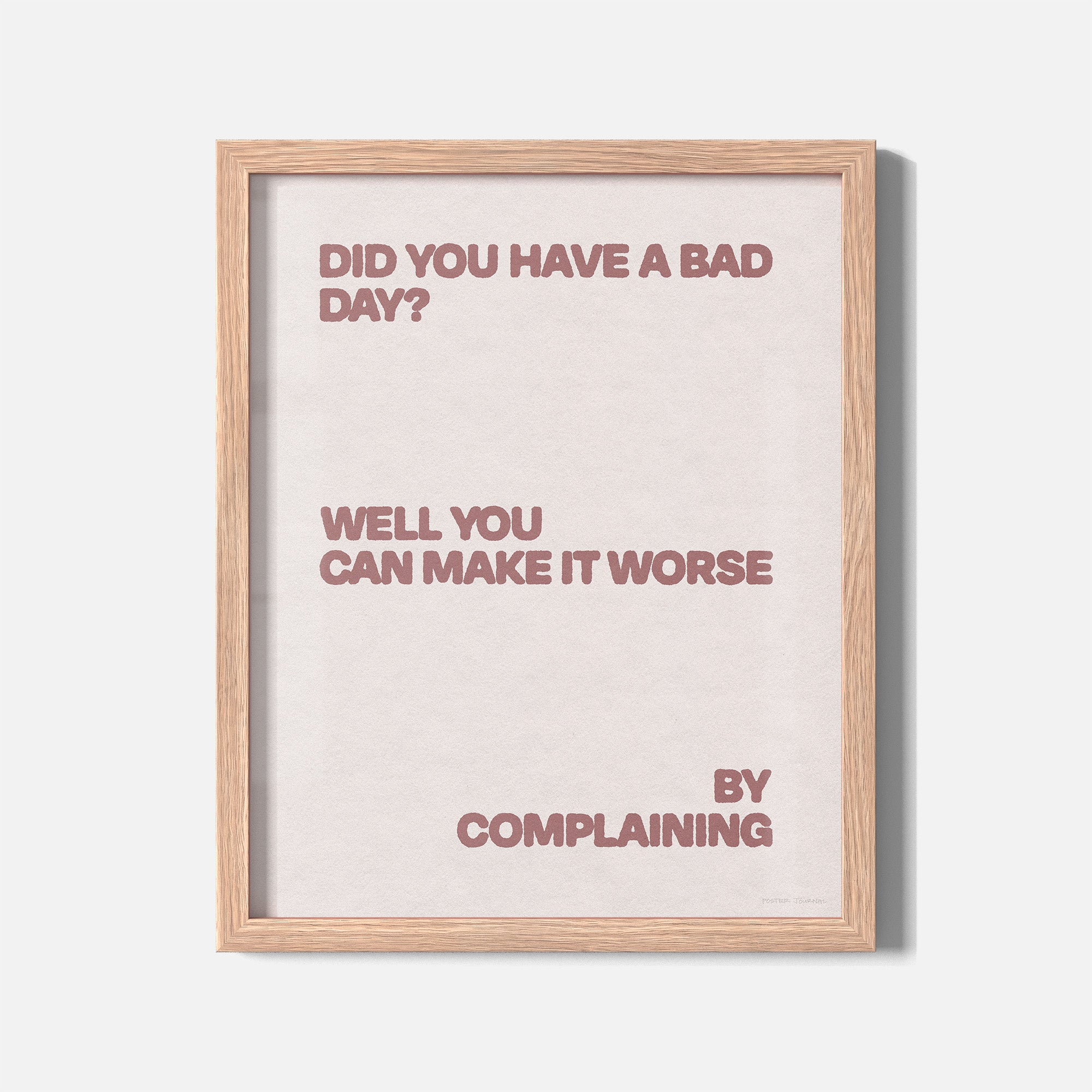 COMPLAINING PRINT