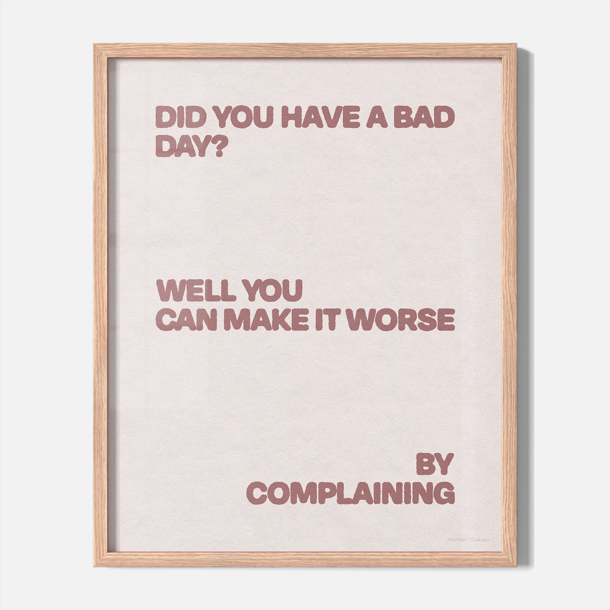 COMPLAINING PRINT