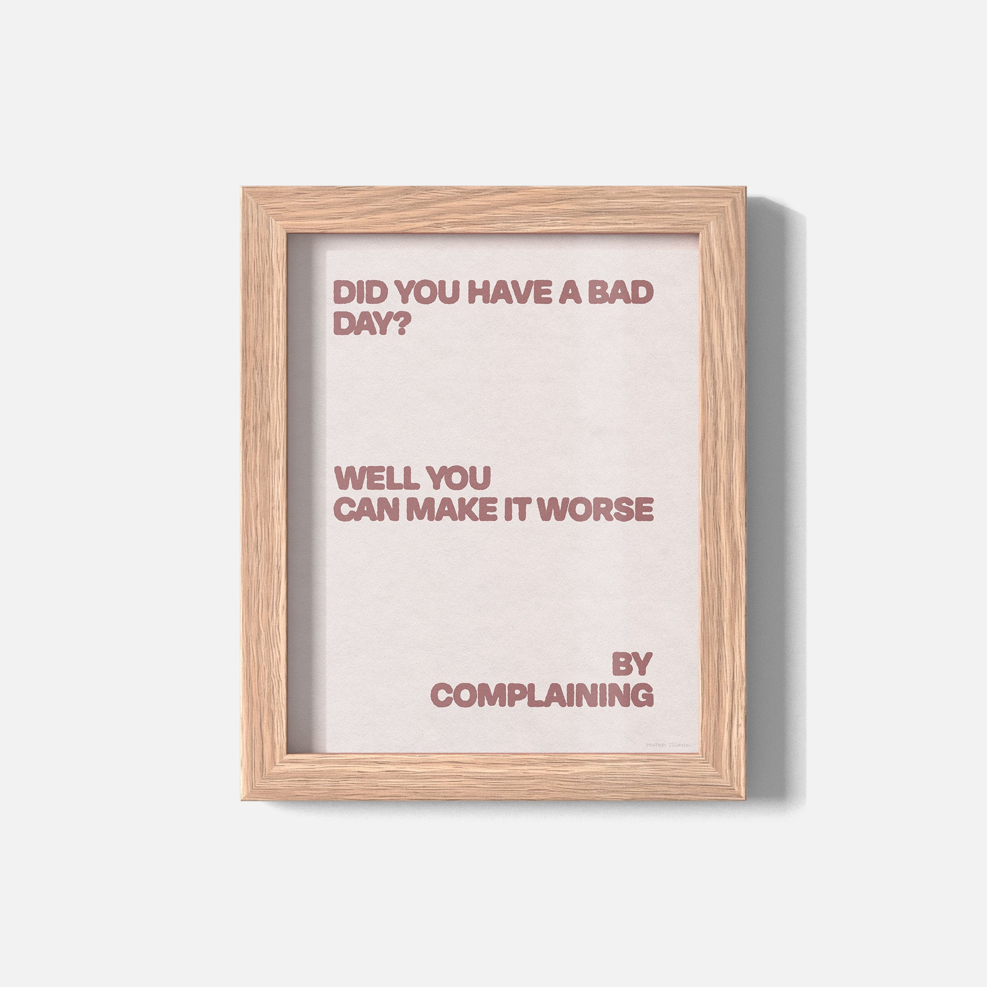 COMPLAINING PRINT