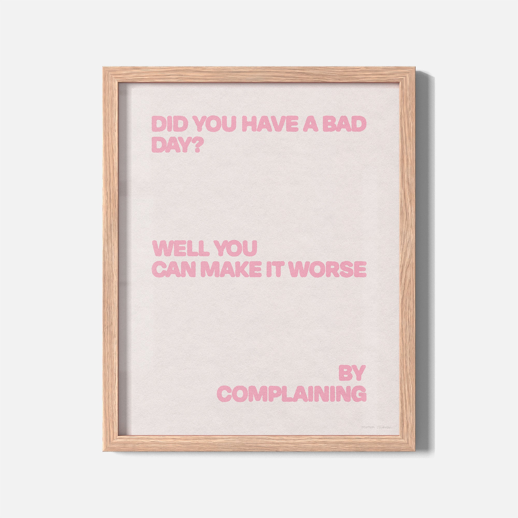COMPLAINING PRINT