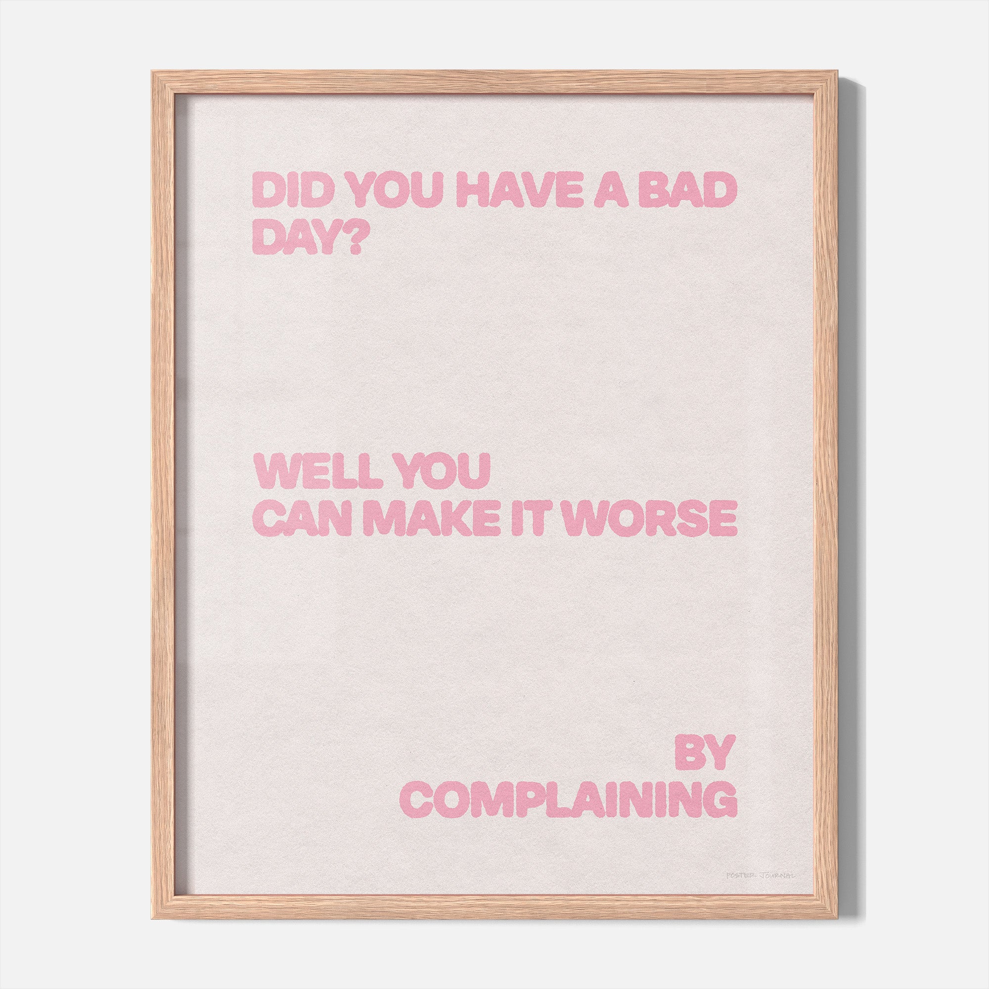 COMPLAINING PRINT