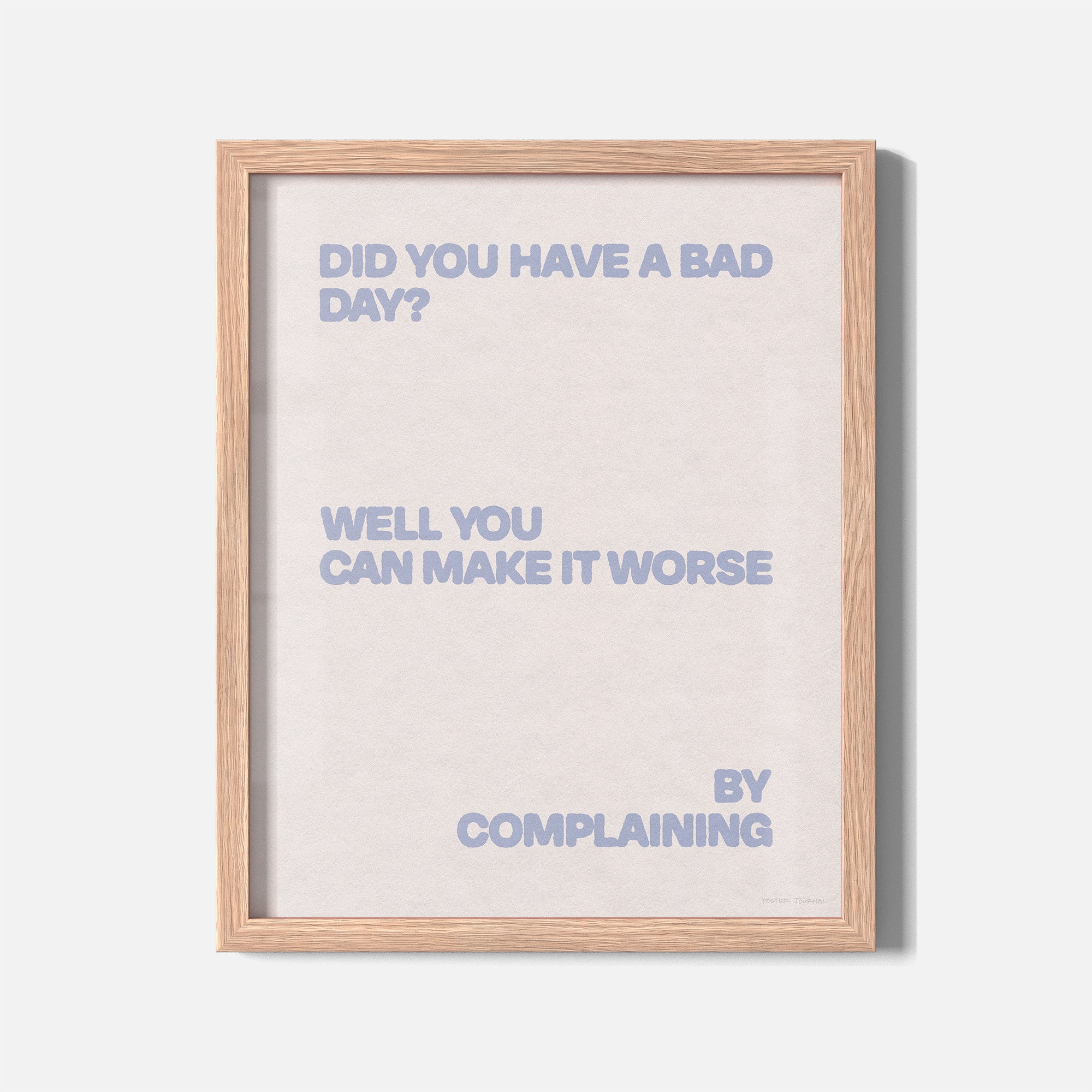COMPLAINING PRINT