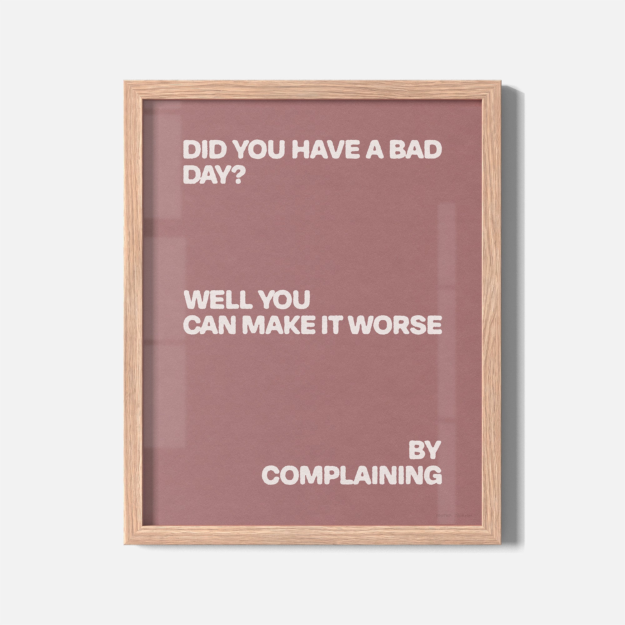 COMPLAINING PRINT