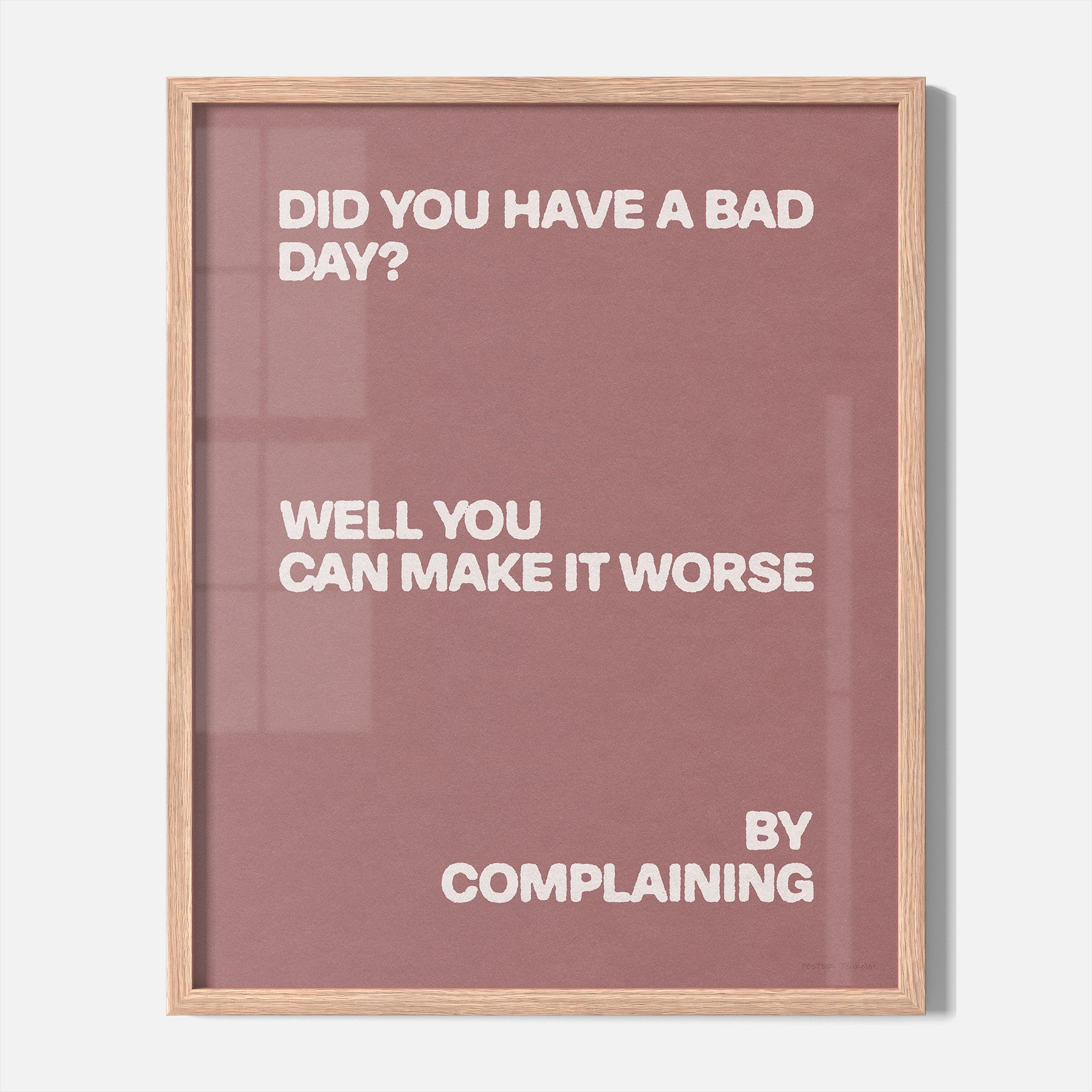 COMPLAINING PRINT