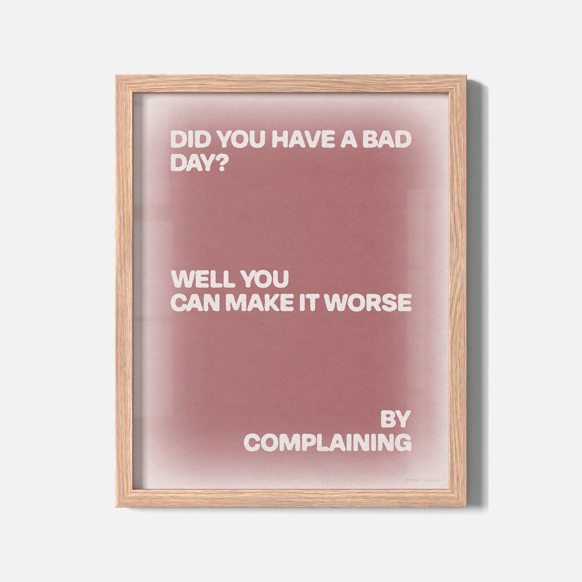 COMPLAINING PRINT