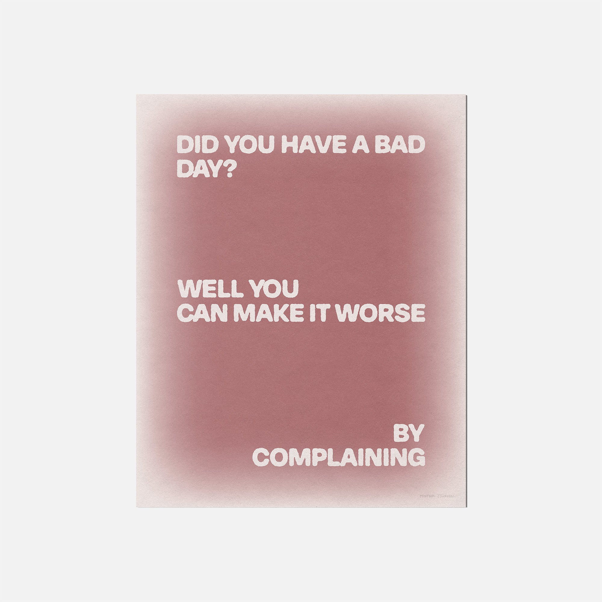 COMPLAINING PRINT