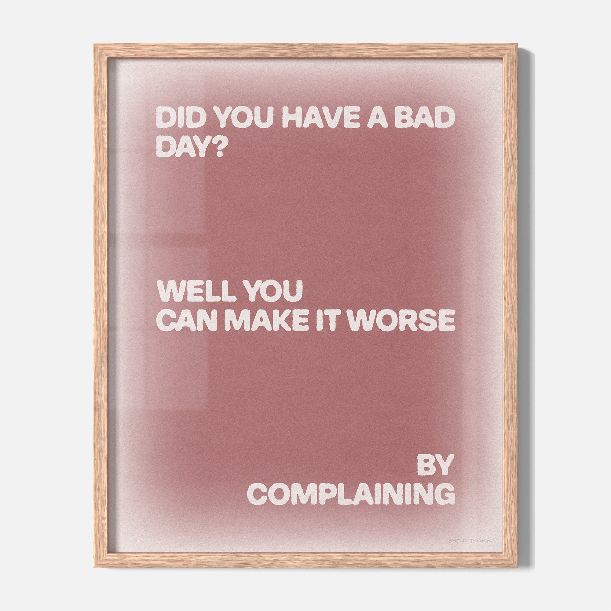 COMPLAINING PRINT