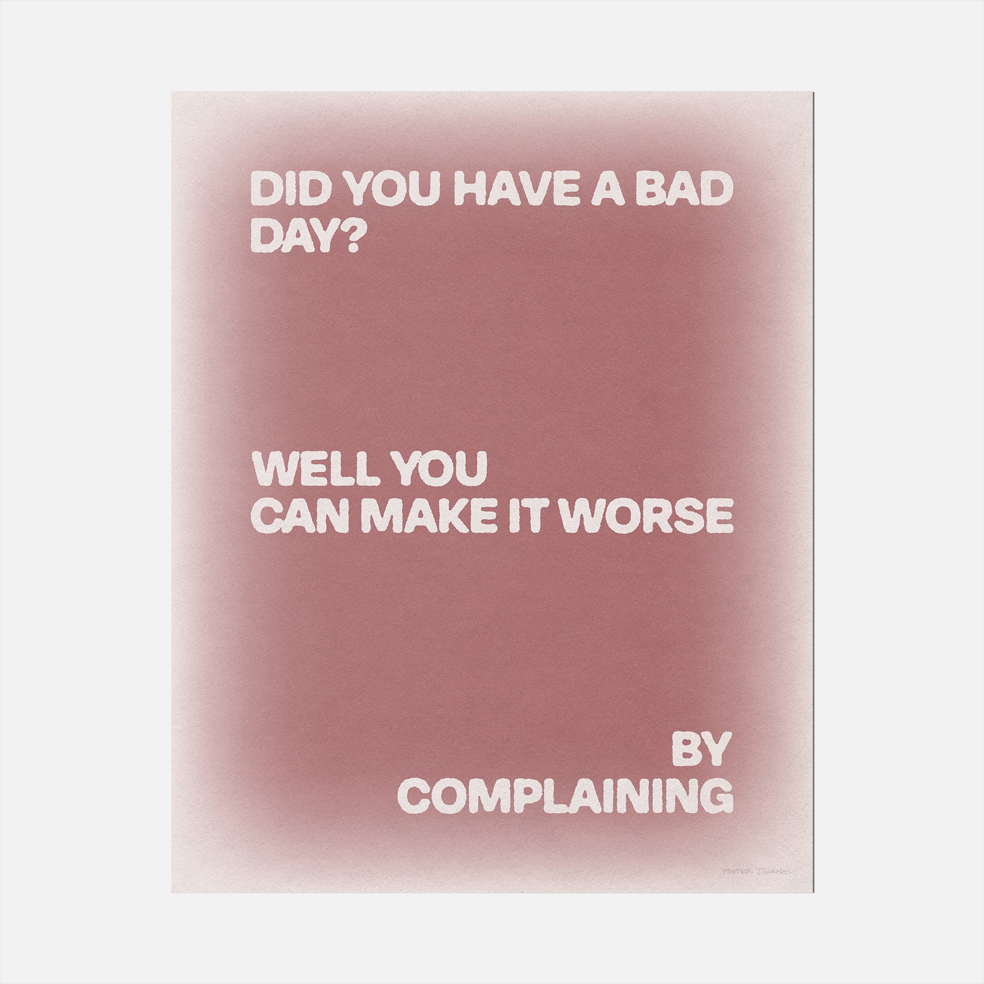 COMPLAINING PRINT