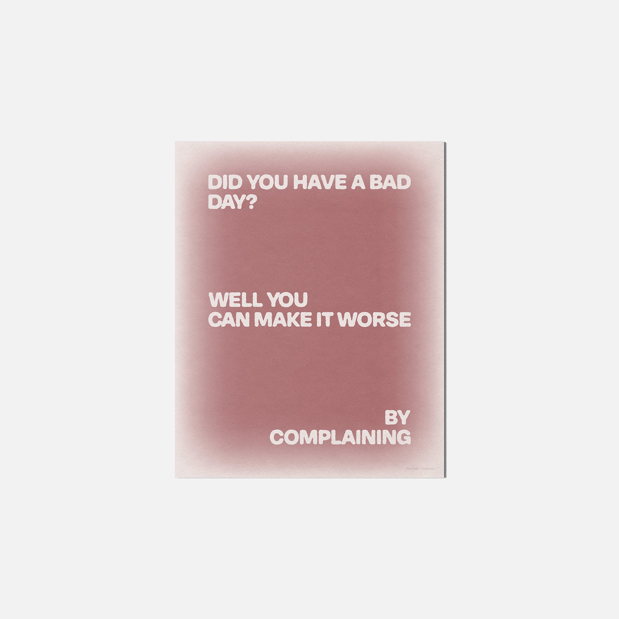 COMPLAINING PRINT