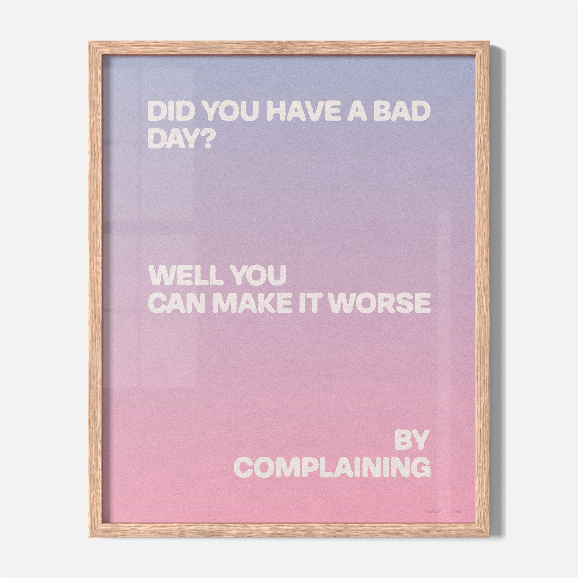 COMPLAINING PRINT