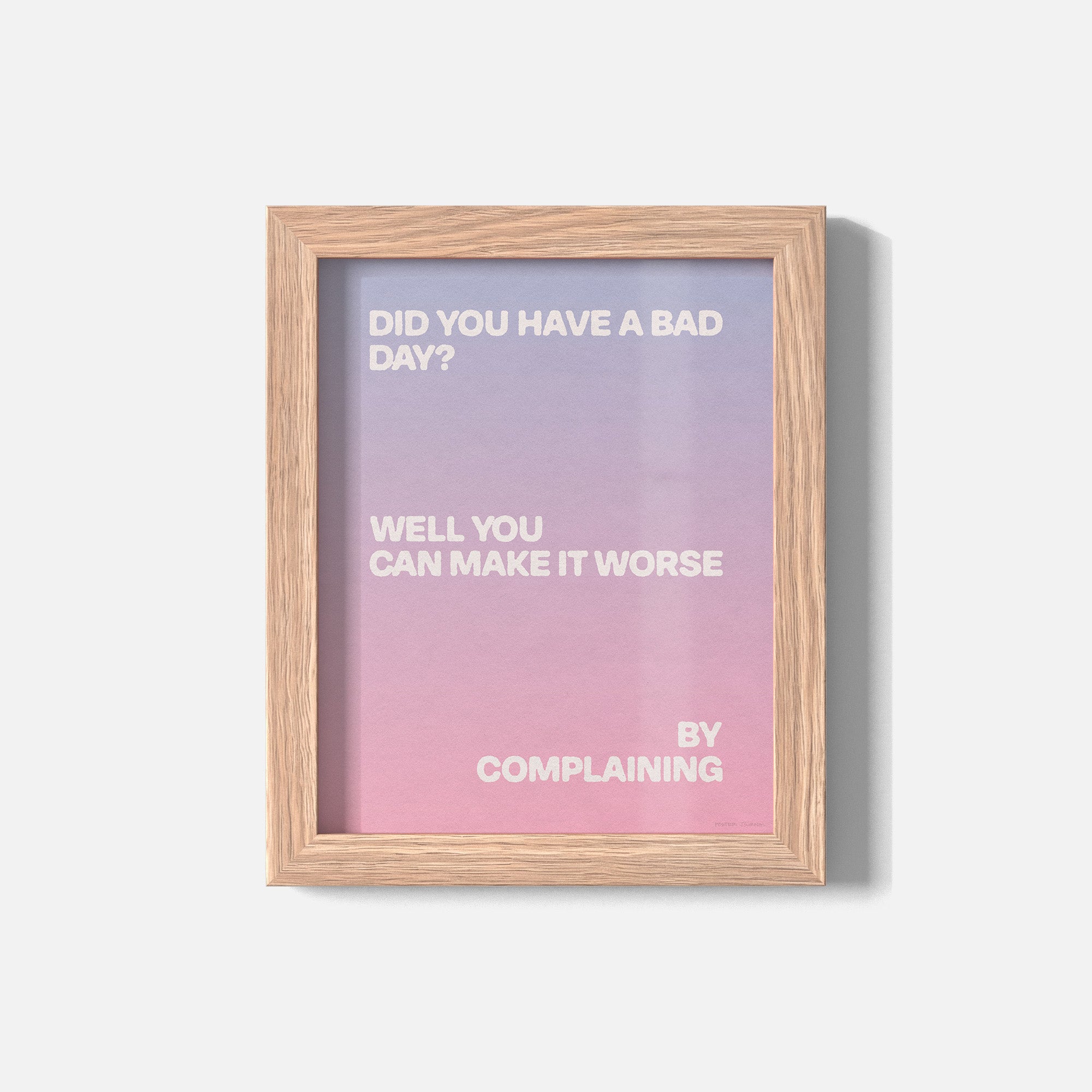 COMPLAINING PRINT