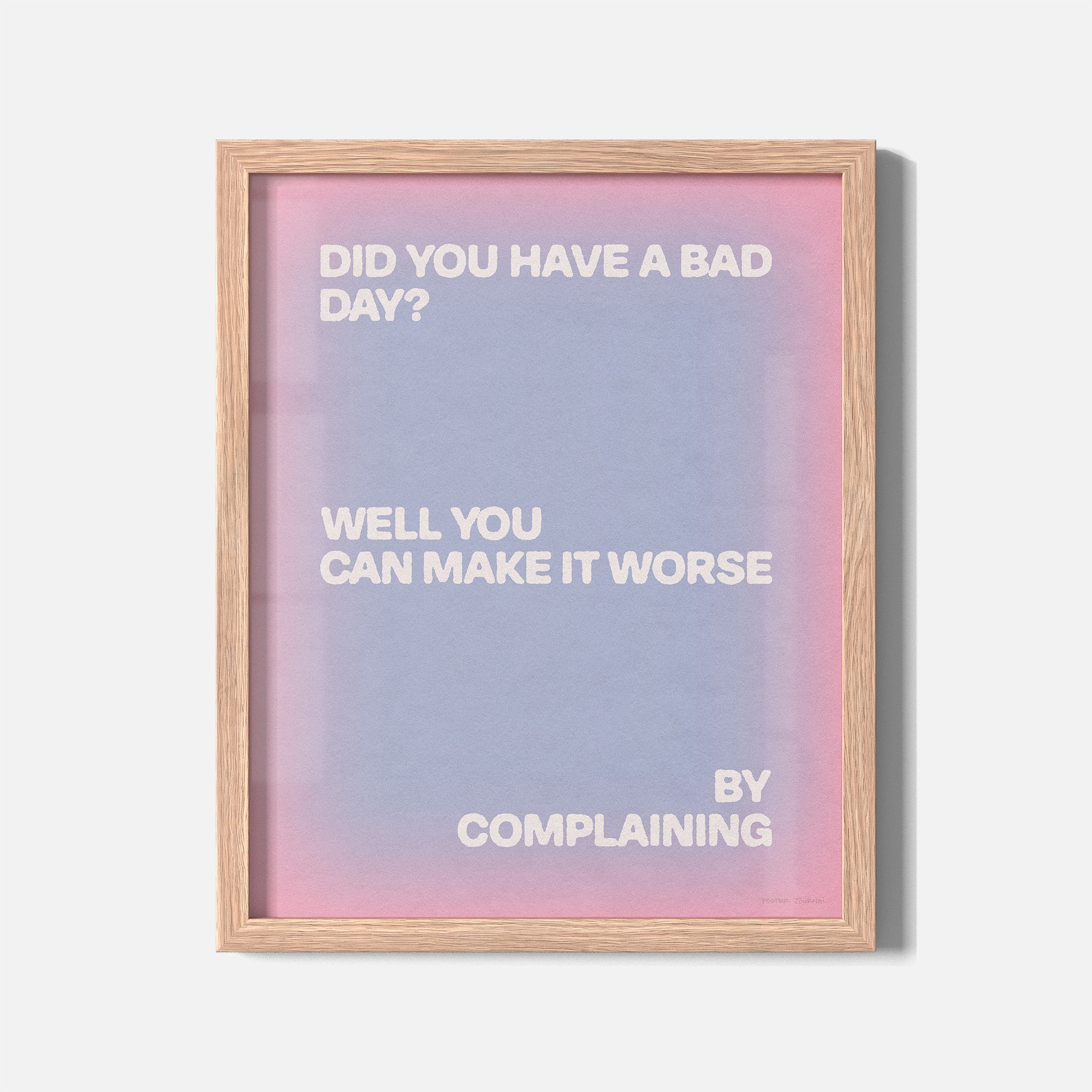 COMPLAINING PRINT