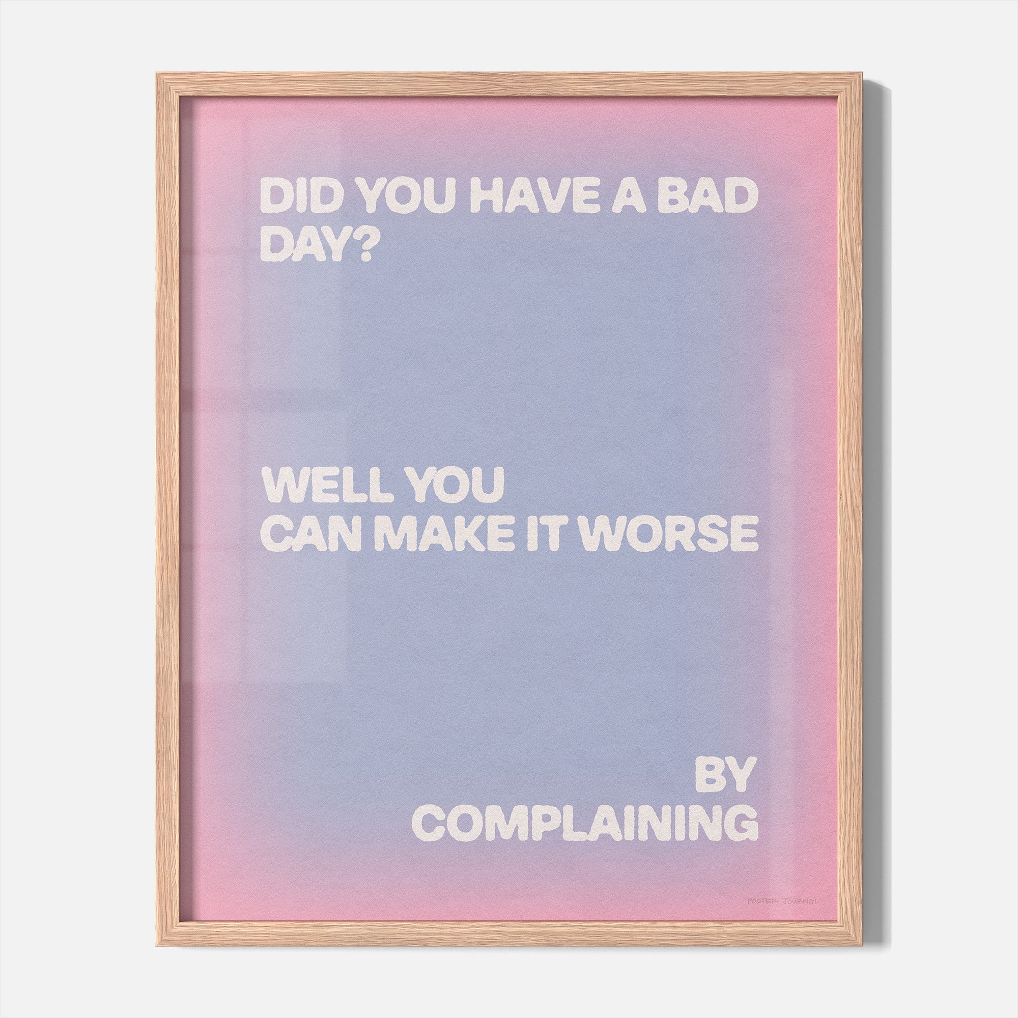 COMPLAINING PRINT