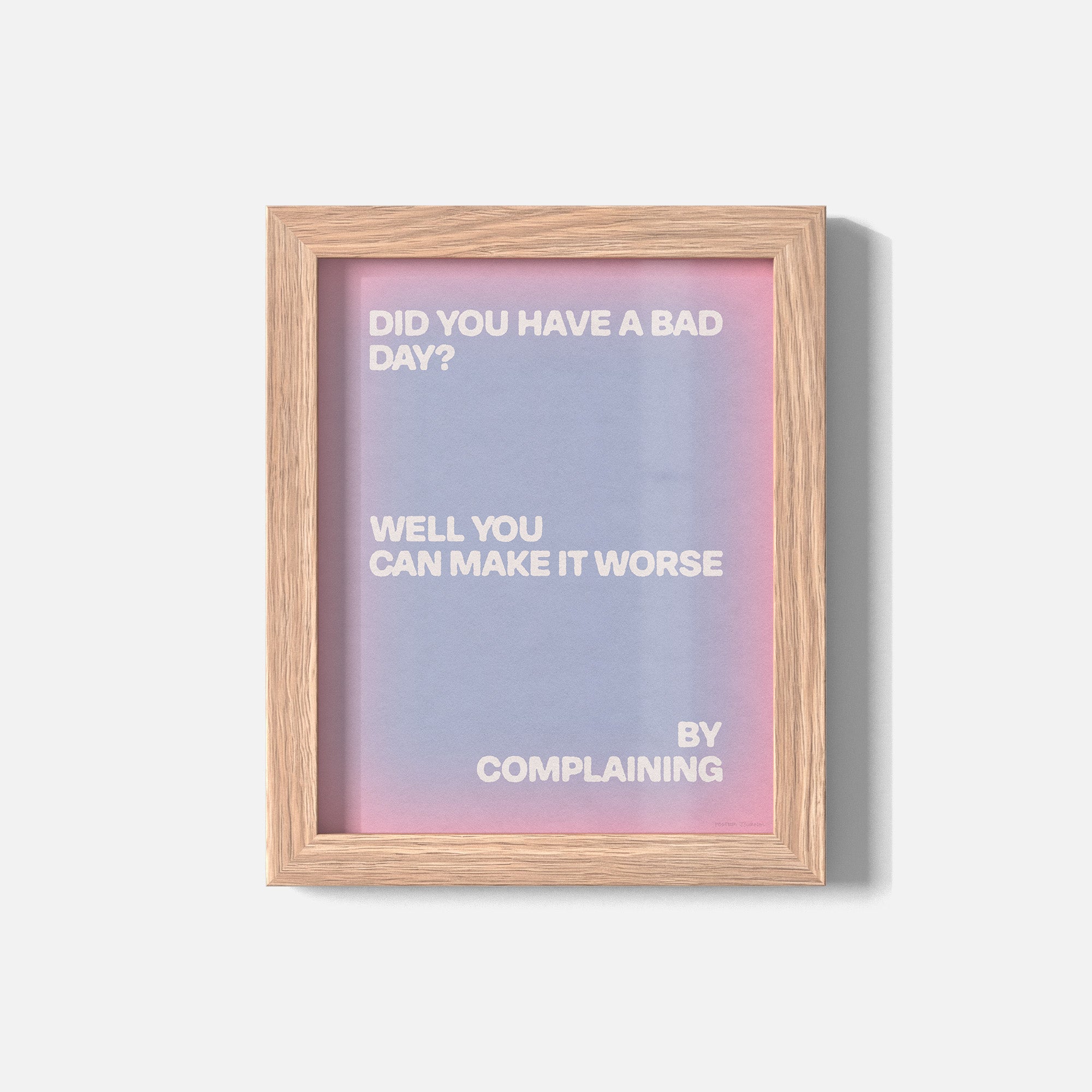 COMPLAINING PRINT