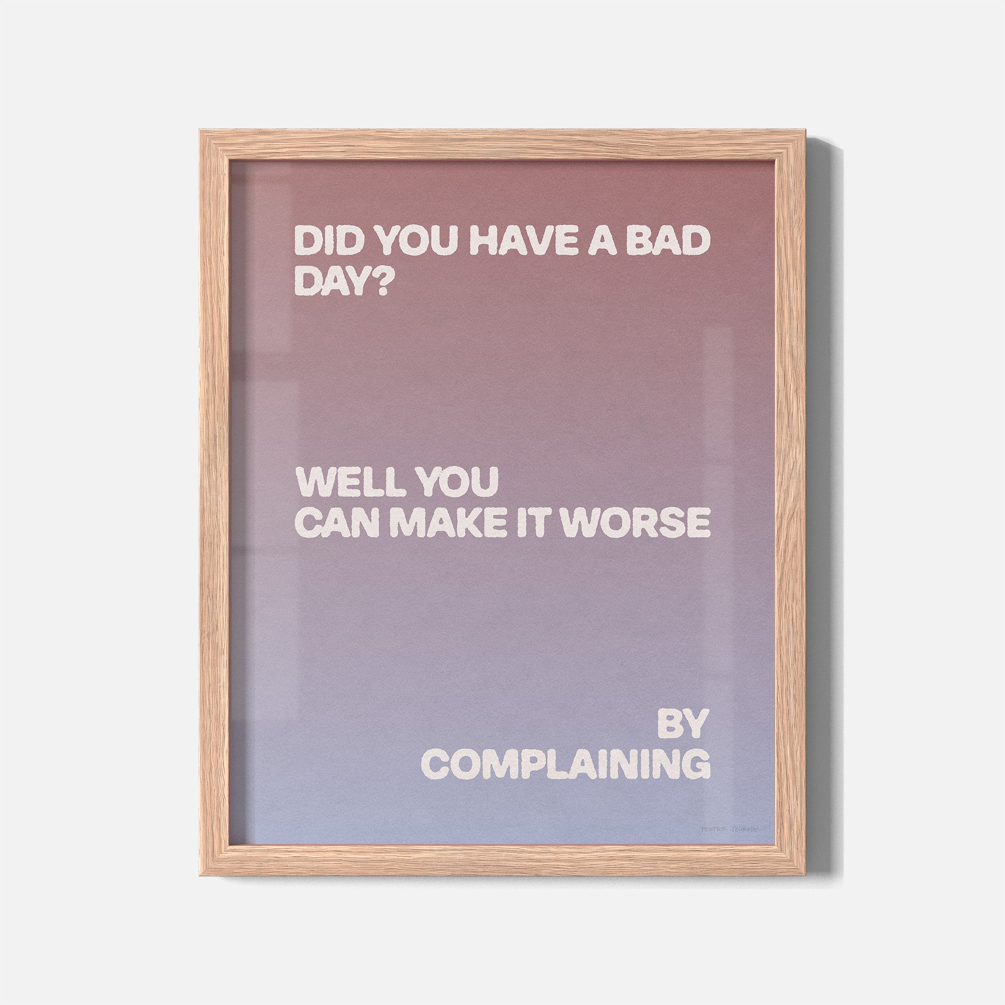 COMPLAINING PRINT