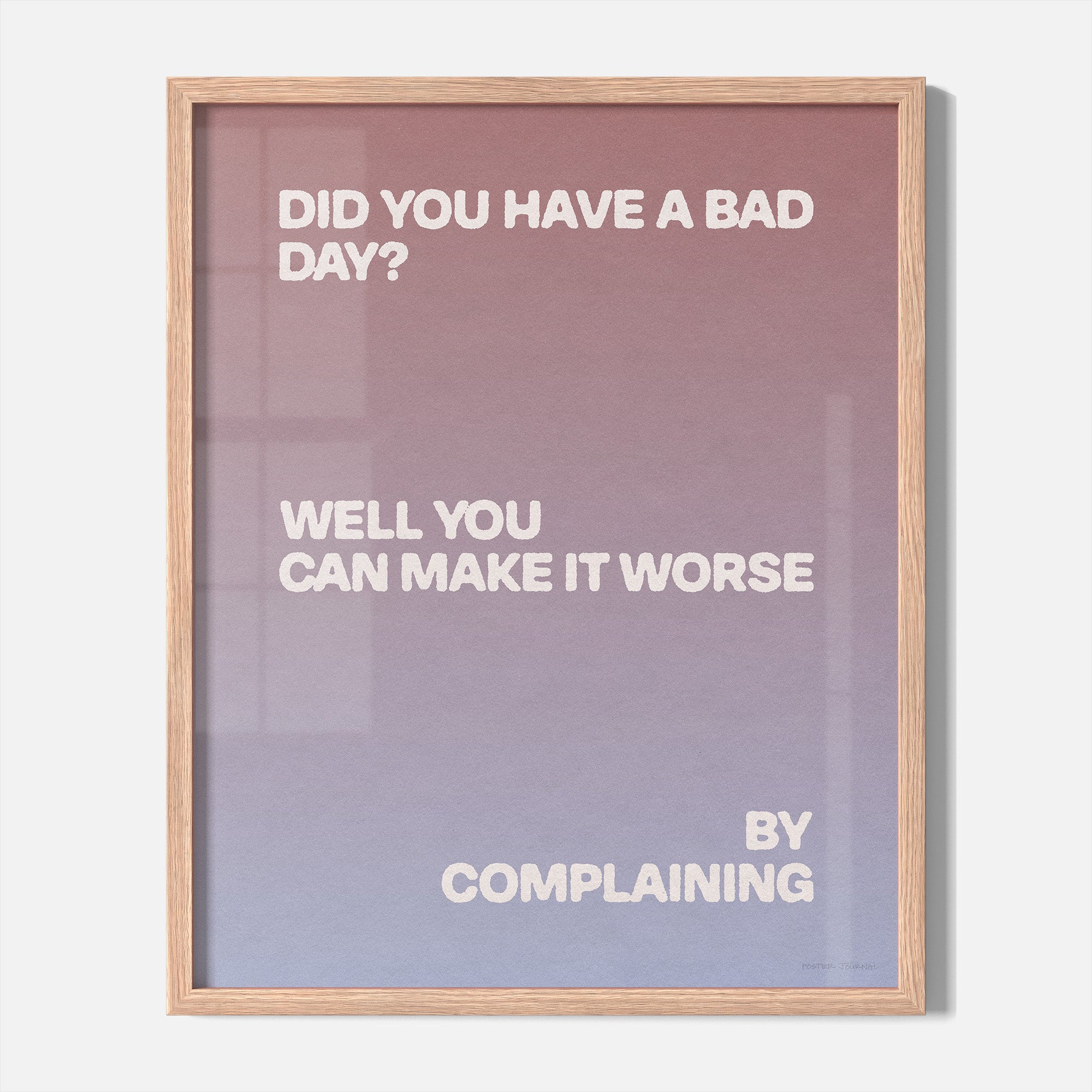 COMPLAINING PRINT