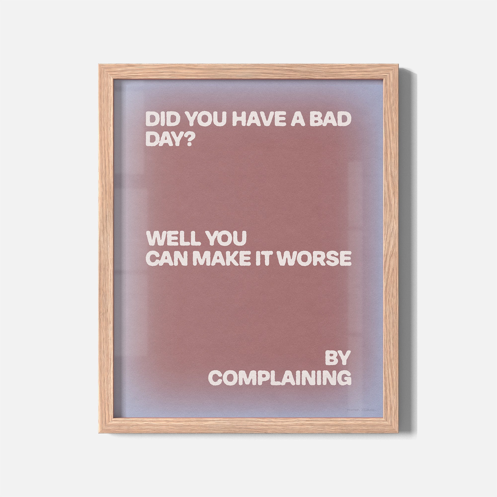 COMPLAINING PRINT