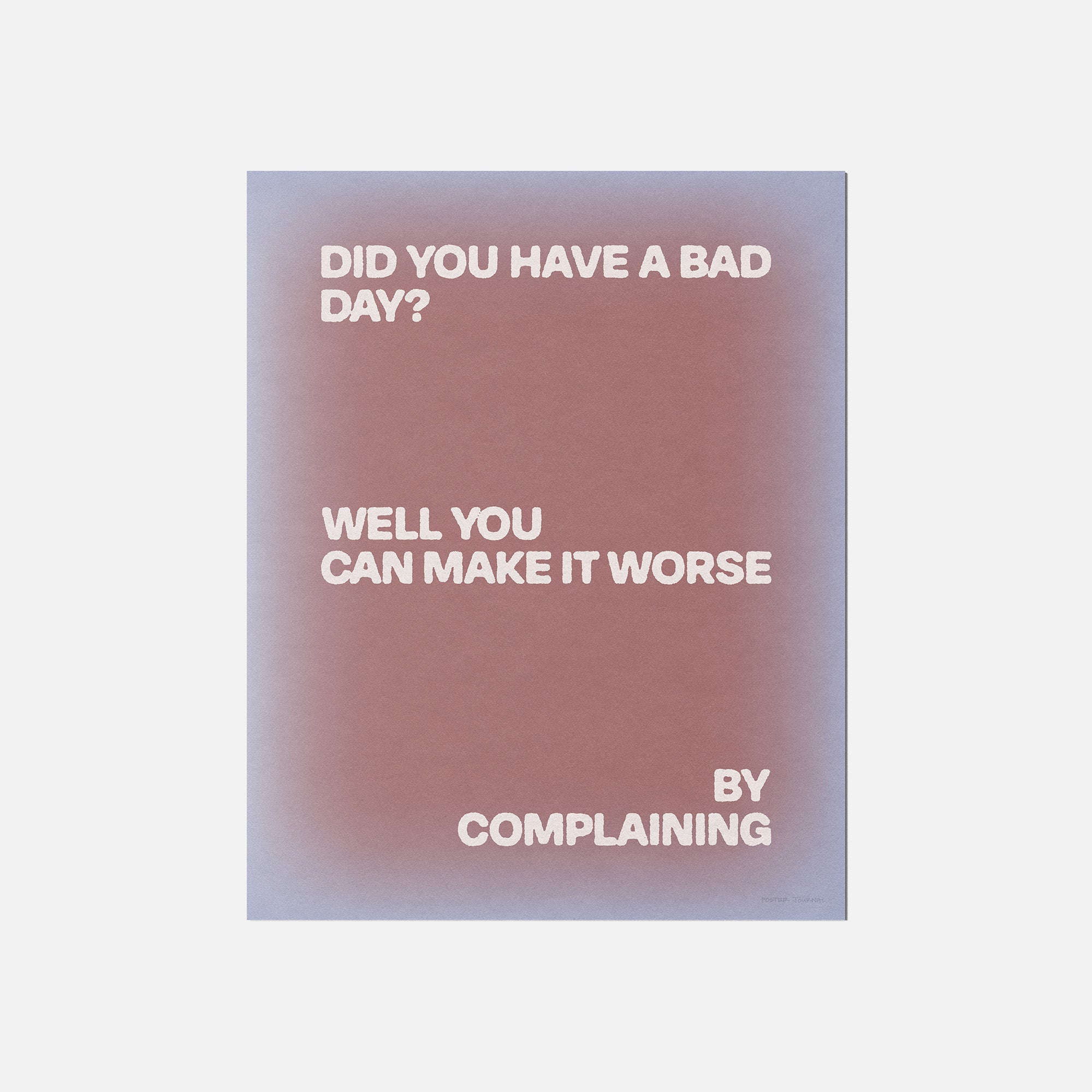 COMPLAINING PRINT