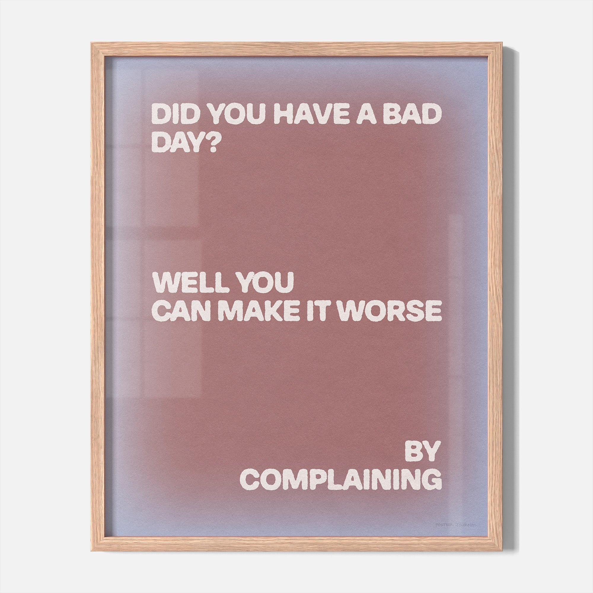 COMPLAINING PRINT