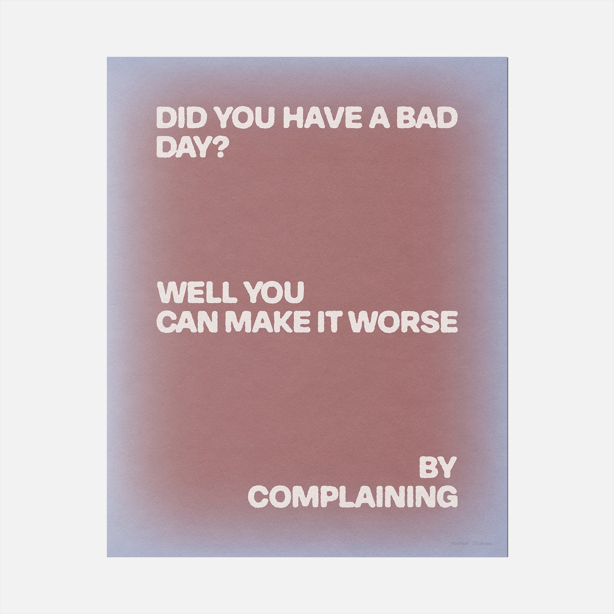 COMPLAINING PRINT