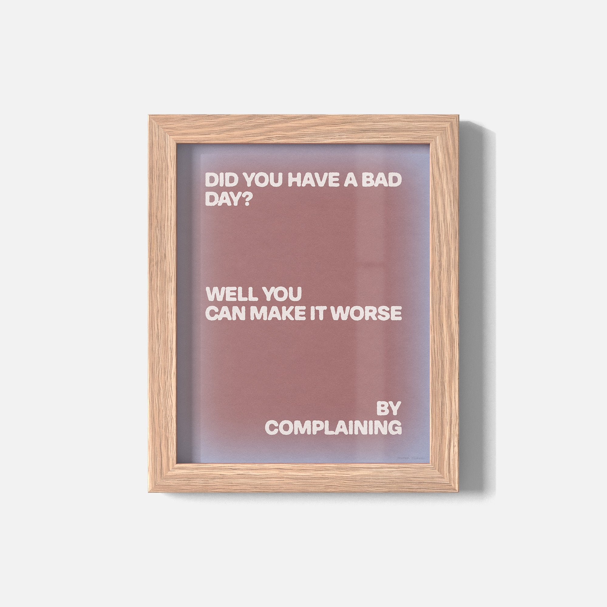 COMPLAINING PRINT