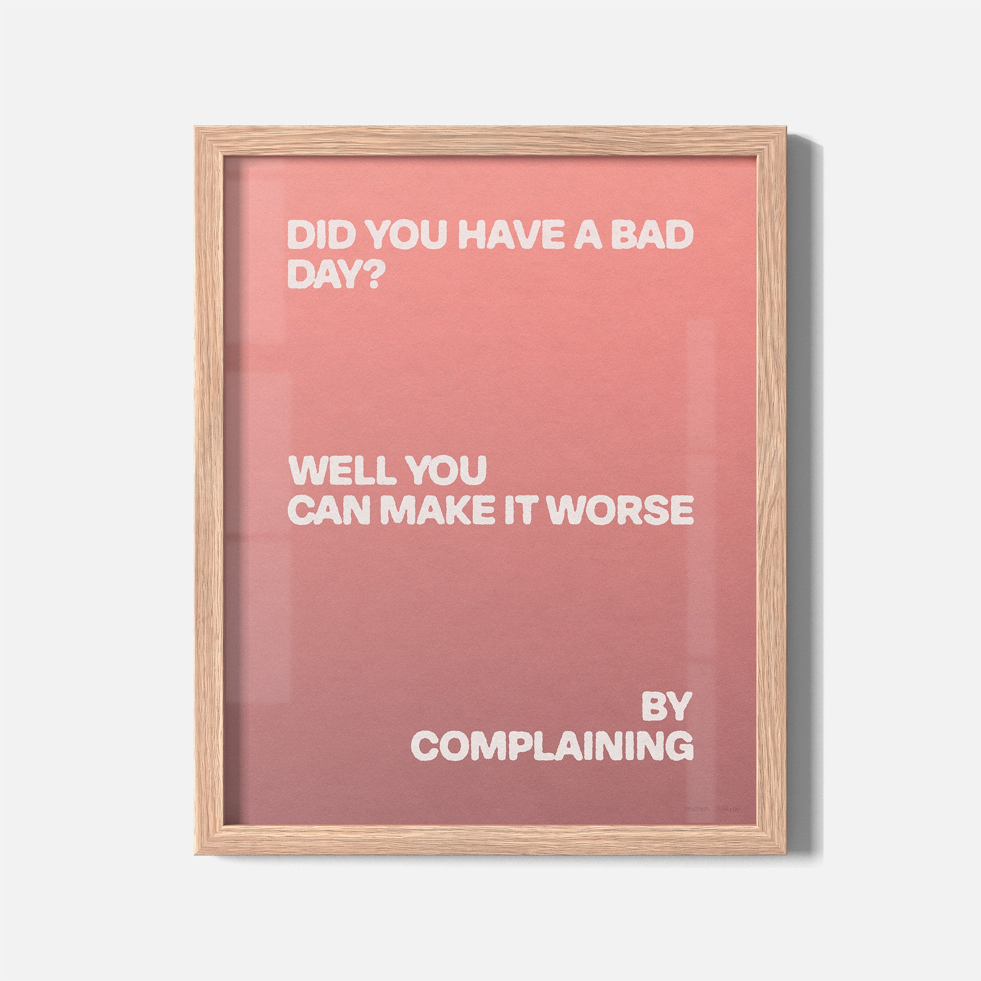 COMPLAINING PRINT