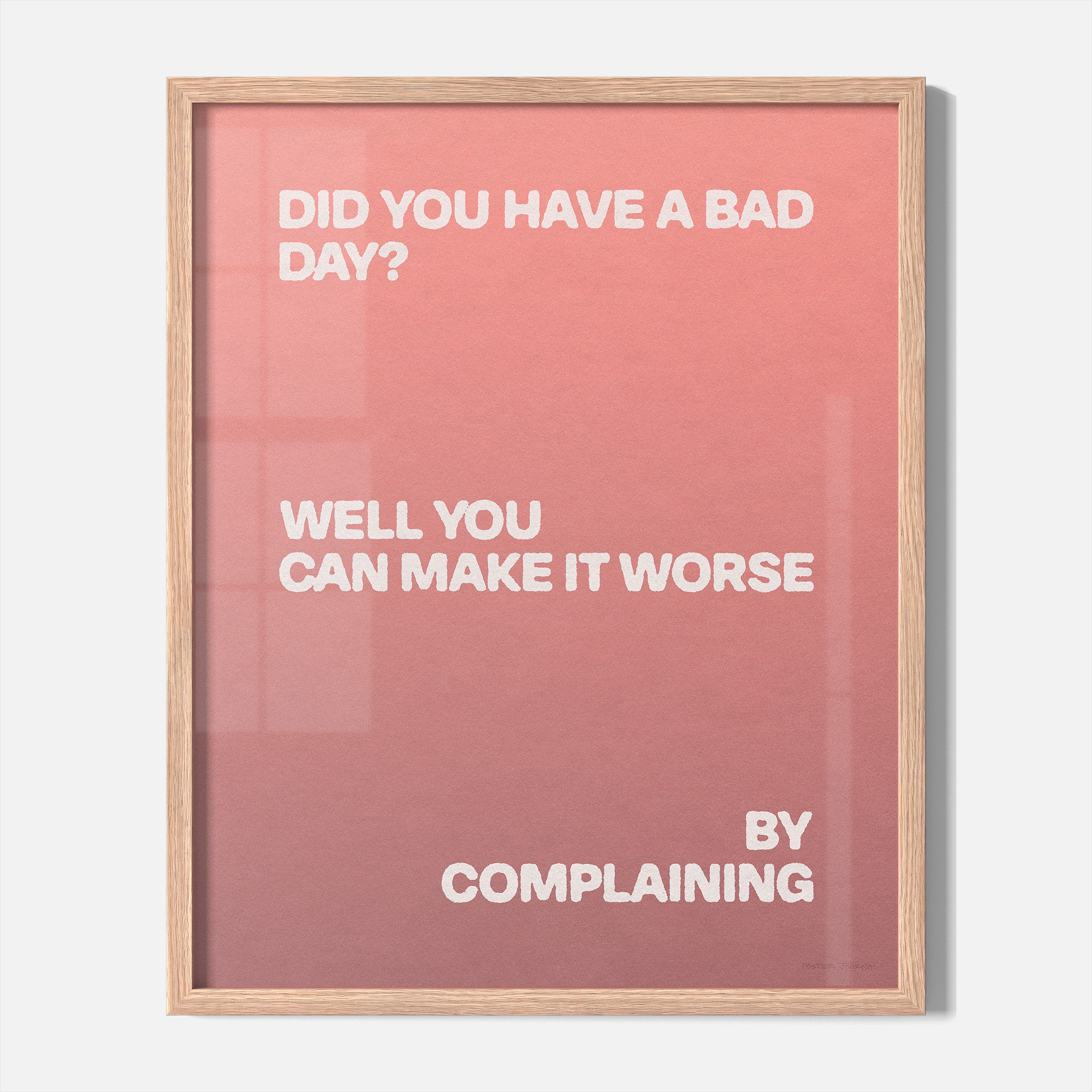 COMPLAINING PRINT