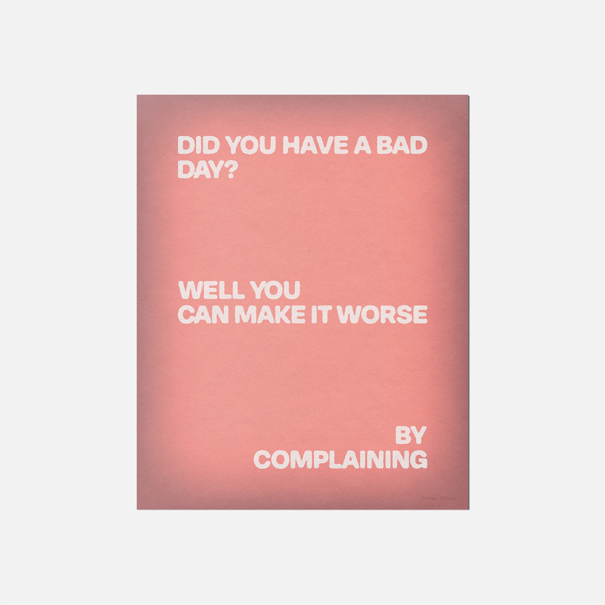 COMPLAINING PRINT